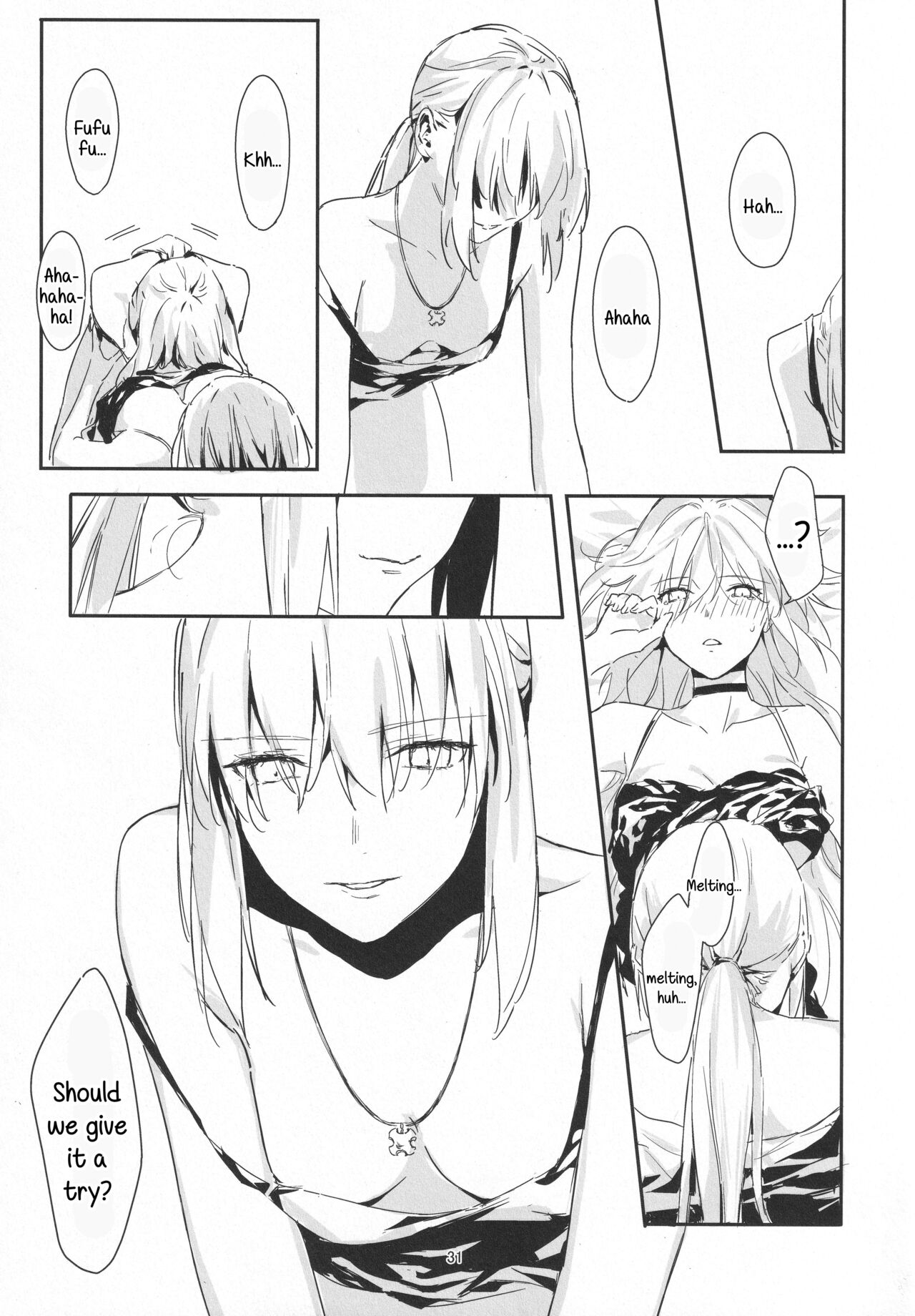 (C100) [Kindou Shoujo (nipi)]Artoria Alter x Jeanne Alter Sairokushuu(Fate/Grand Order) [English] [SDTLs] Page 31