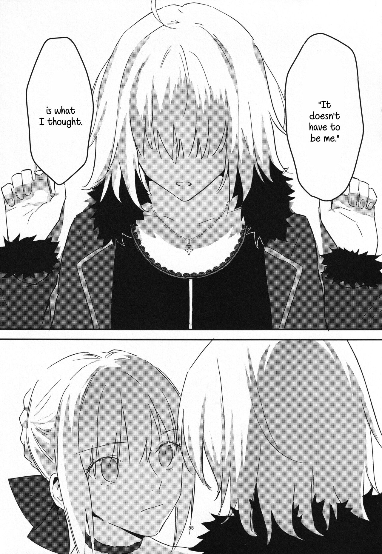 (C100) [Kindou Shoujo (nipi)]Artoria Alter x Jeanne Alter Sairokushuu(Fate/Grand Order) [English] [SDTLs] Page 55