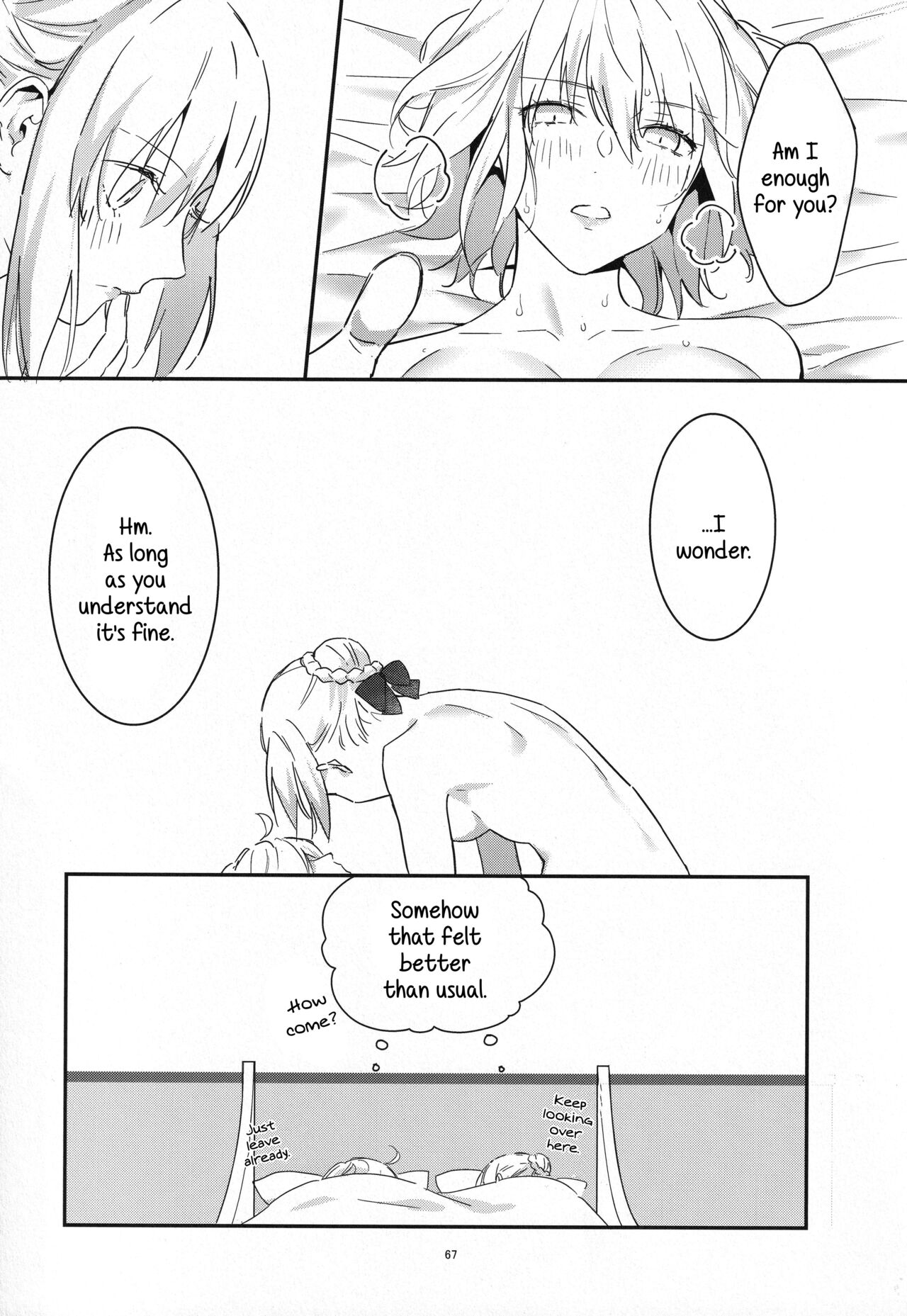 (C100) [Kindou Shoujo (nipi)]Artoria Alter x Jeanne Alter Sairokushuu(Fate/Grand Order) [English] [SDTLs] Page 67