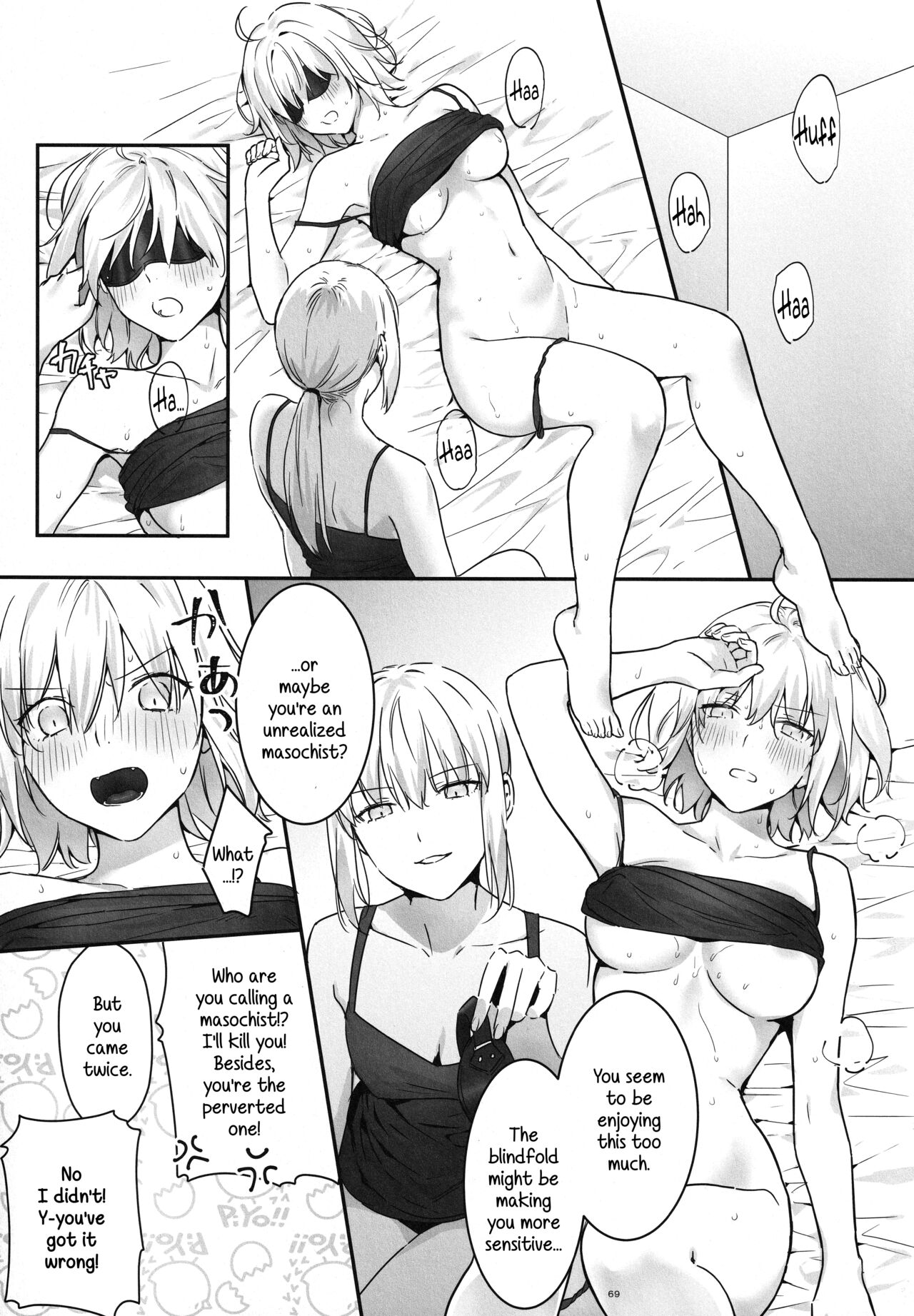 (C100) [Kindou Shoujo (nipi)]Artoria Alter x Jeanne Alter Sairokushuu(Fate/Grand Order) [English] [SDTLs] Page 69