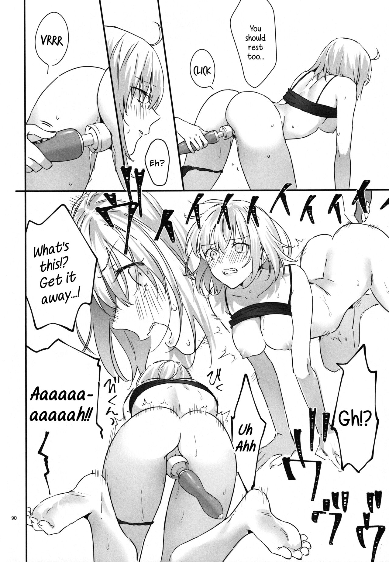(C100) [Kindou Shoujo (nipi)]Artoria Alter x Jeanne Alter Sairokushuu(Fate/Grand Order) [English] [SDTLs] Page 90