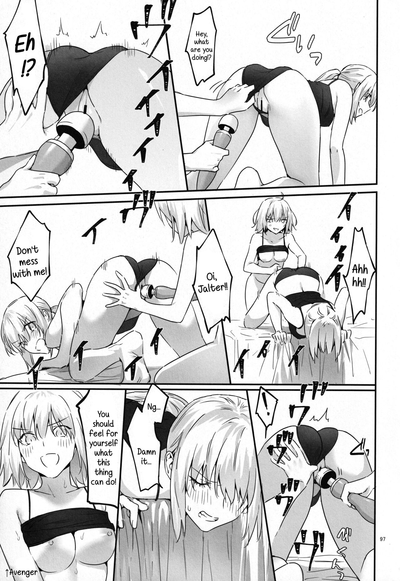 (C100) [Kindou Shoujo (nipi)]Artoria Alter x Jeanne Alter Sairokushuu(Fate/Grand Order) [English] [SDTLs] Page 97