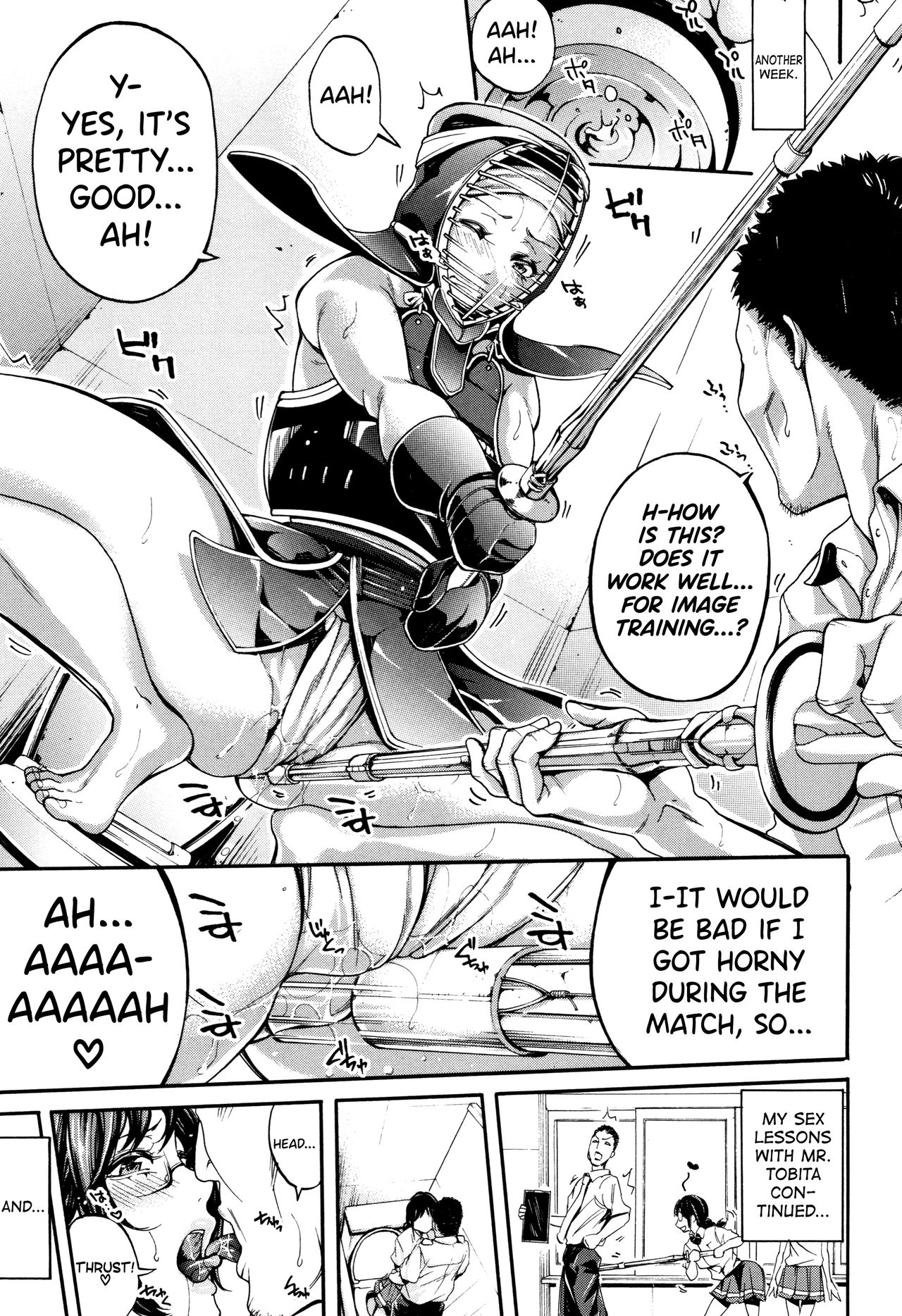 [Brother Pierrot]Bukatsu Shoujo Paradise ~ Asekkaki no Tenshi-tachi ~ Ch.1-8[English] [biribiri] Page 61