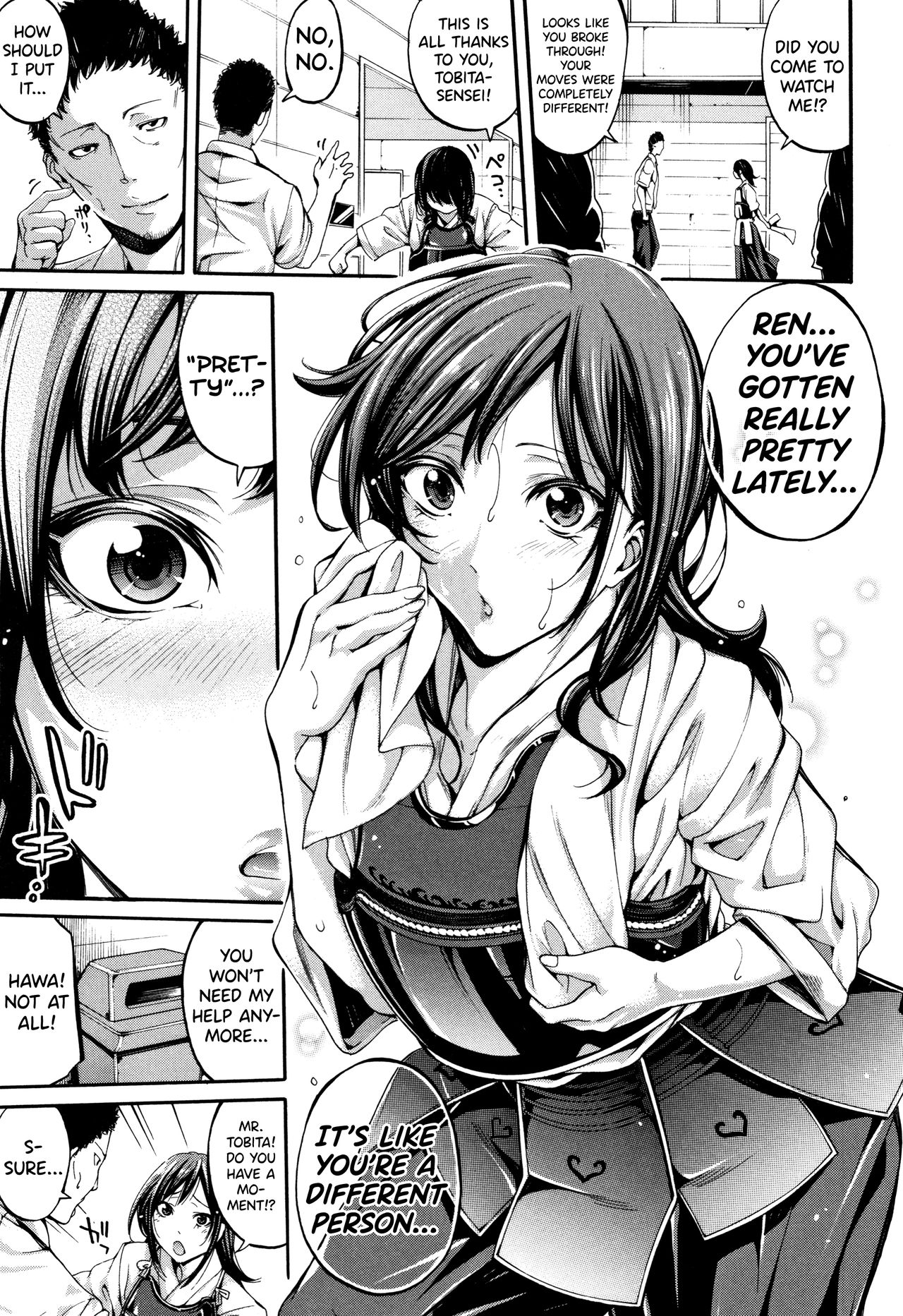 [Brother Pierrot]Bukatsu Shoujo Paradise ~ Asekkaki no Tenshi-tachi ~ Ch.1-8[English] [biribiri] Page 63