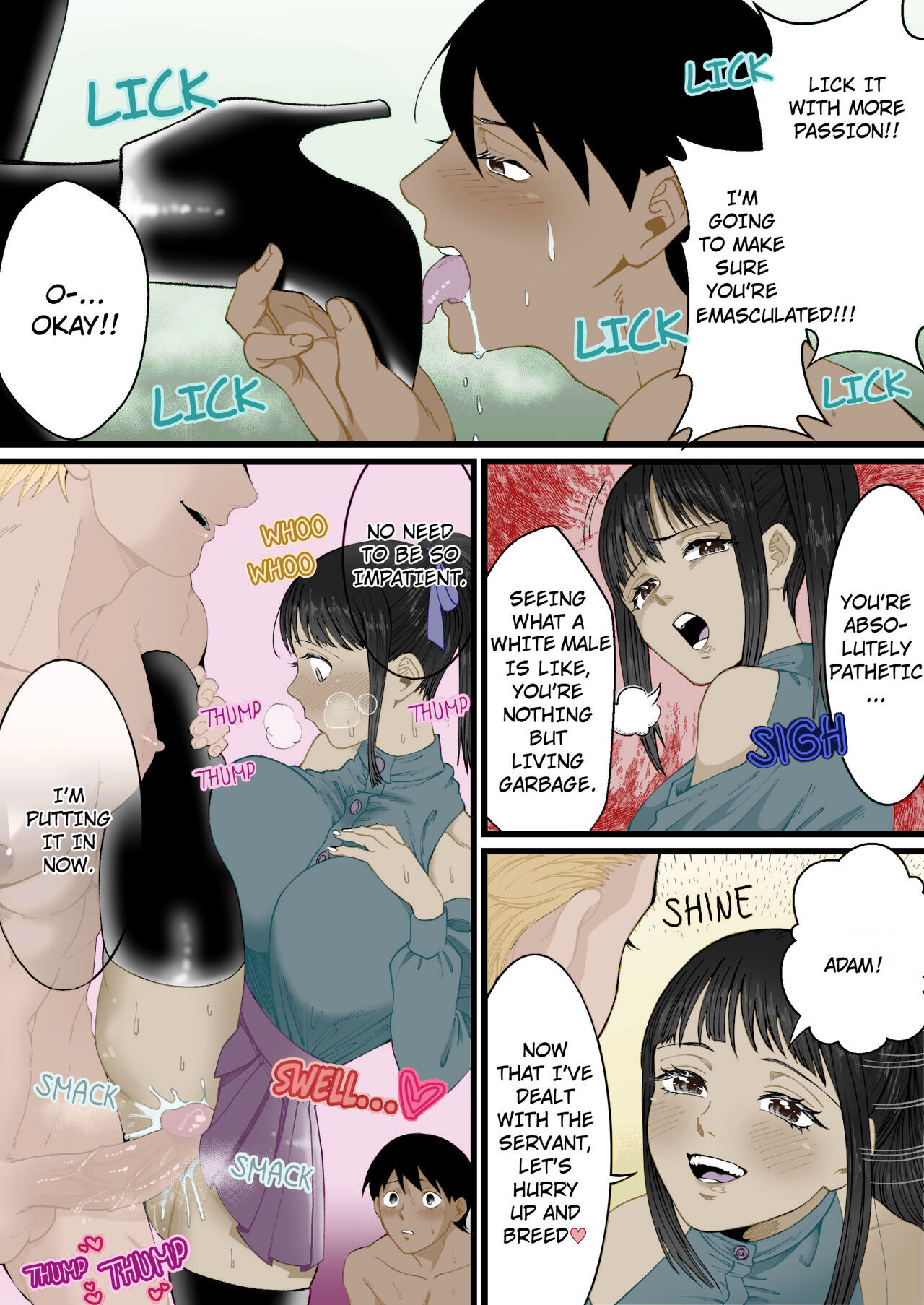 A World Where Small, Phimosis Cocks Are Hated[colorized] Page 24