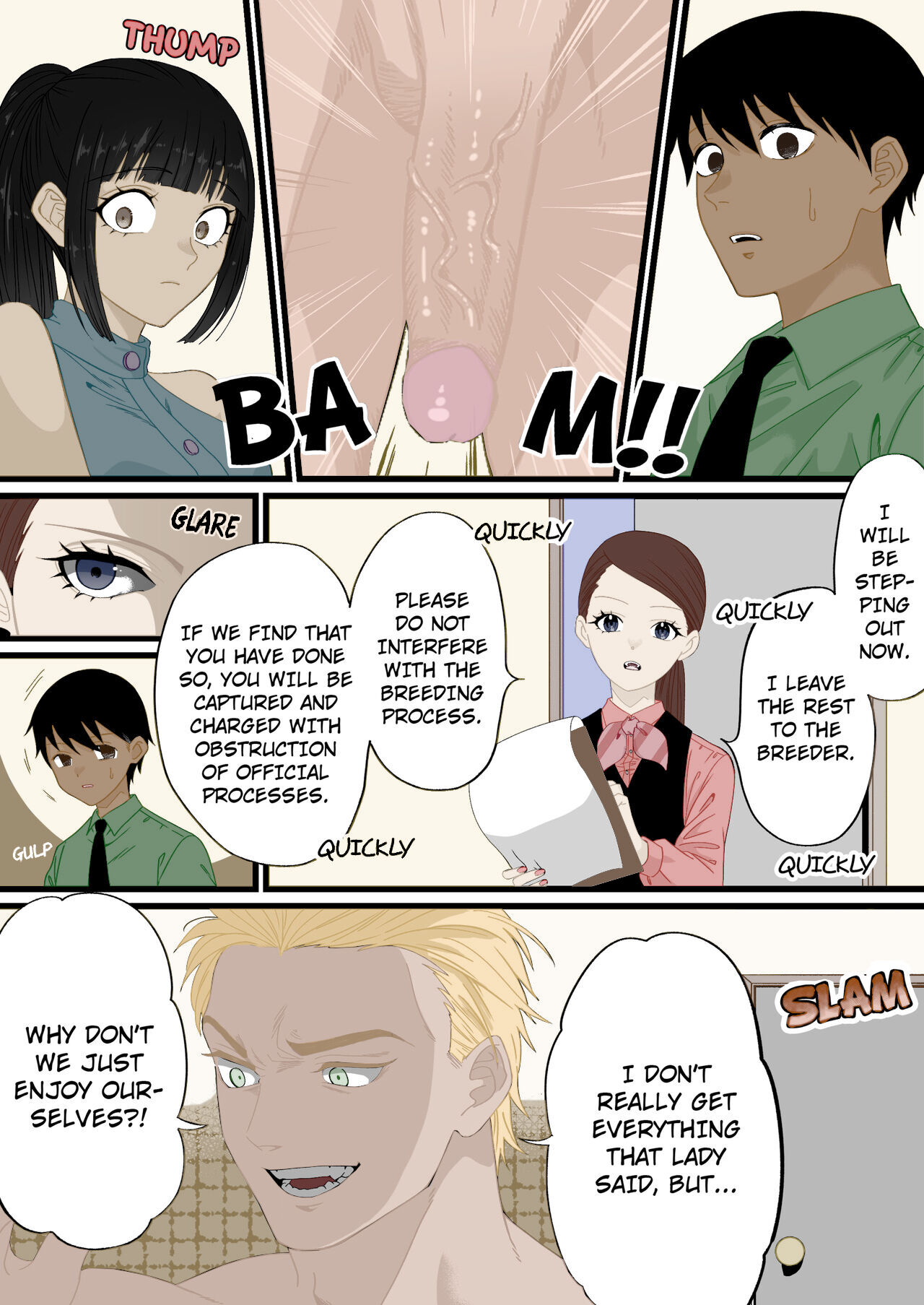 A World Where Small, Phimosis Cocks Are Hated[colorized] Page 7