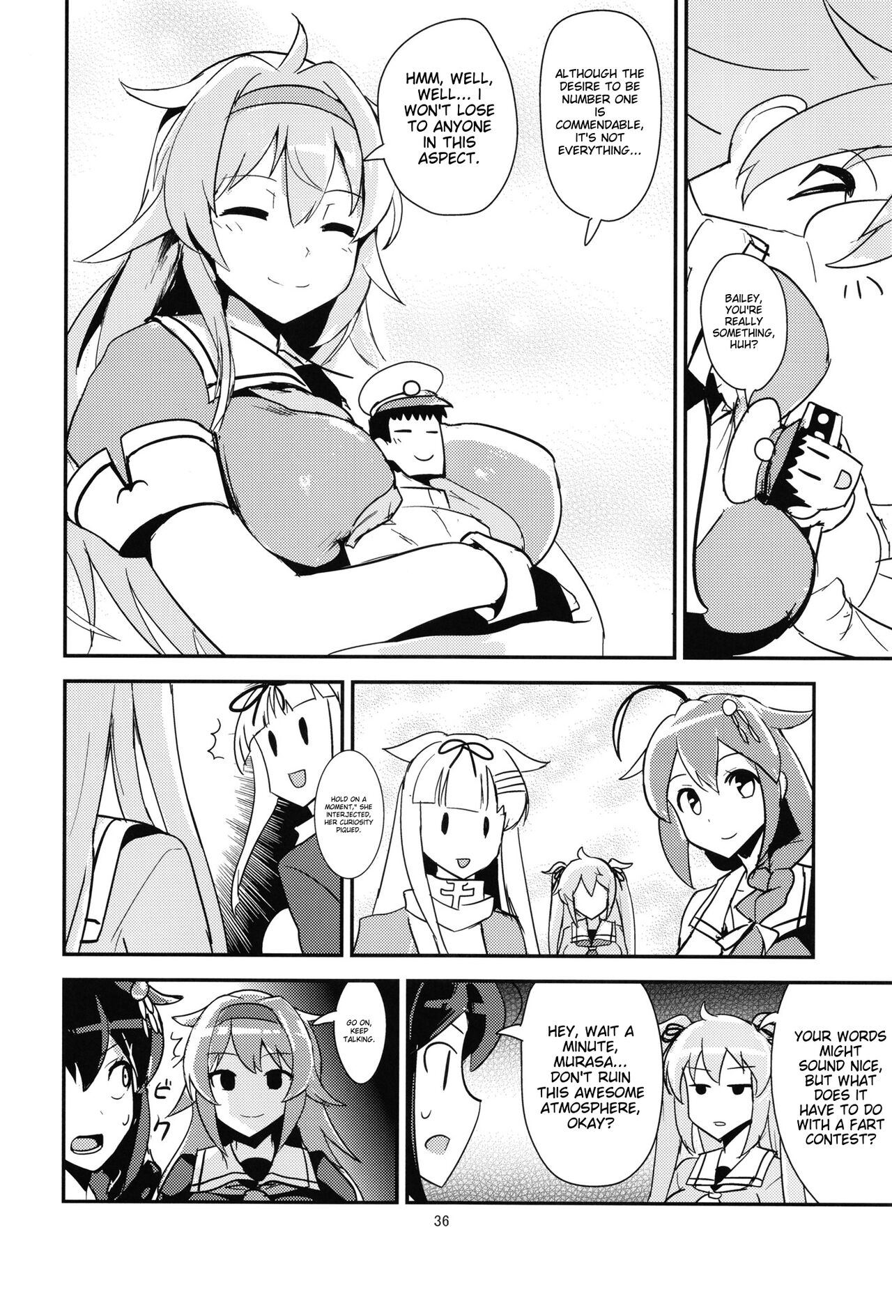 [SYS-LILA (ABzome)]Zenkou 3-bai Kanmusu Shiratsuyu to Gas More Chinjufu Futatabi(Kantai Collection -KanColle-) [English] [Digital] Page 36