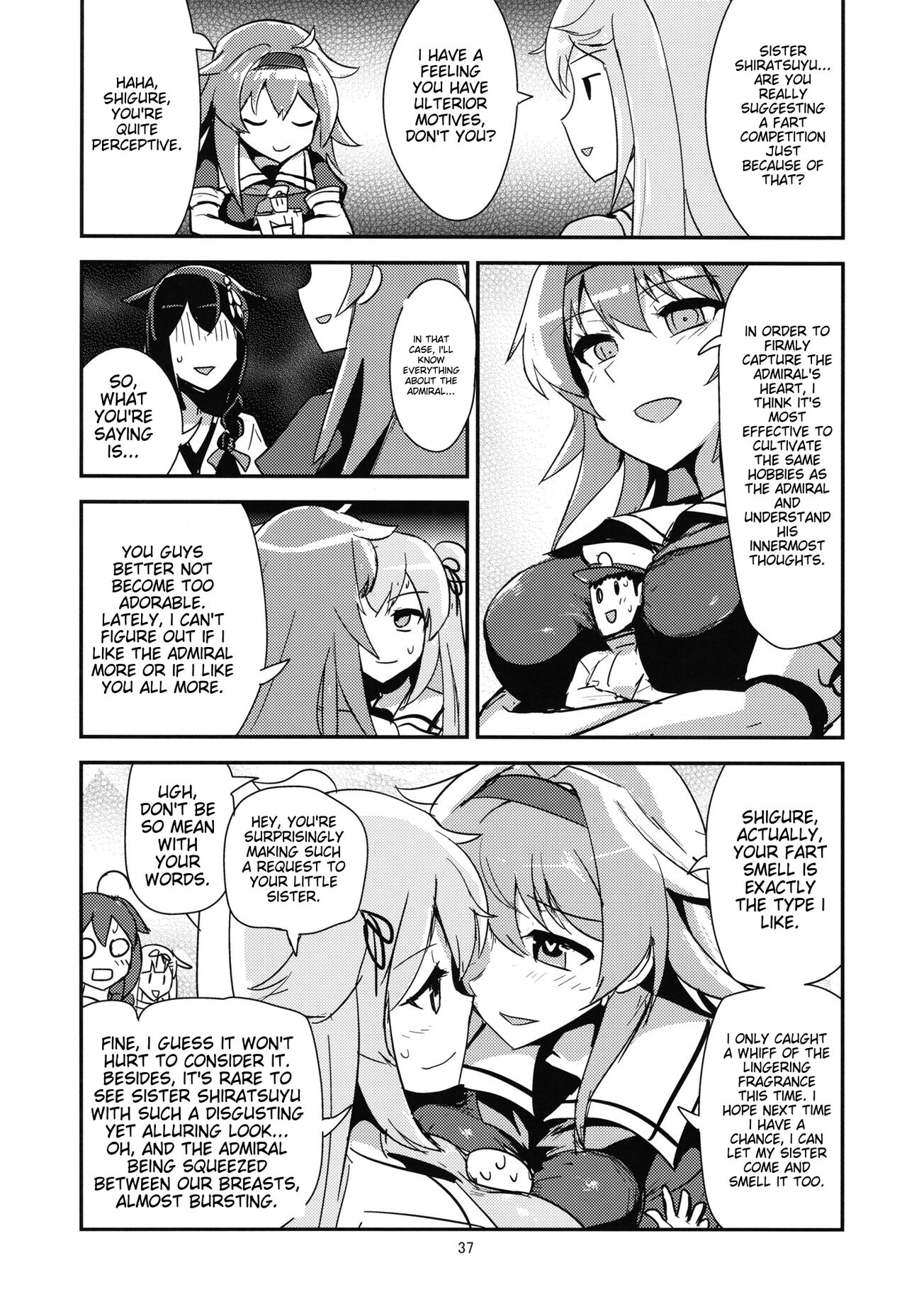 [SYS-LILA (ABzome)]Zenkou 3-bai Kanmusu Shiratsuyu to Gas More Chinjufu Futatabi(Kantai Collection -KanColle-) [English] [Digital] Page 37