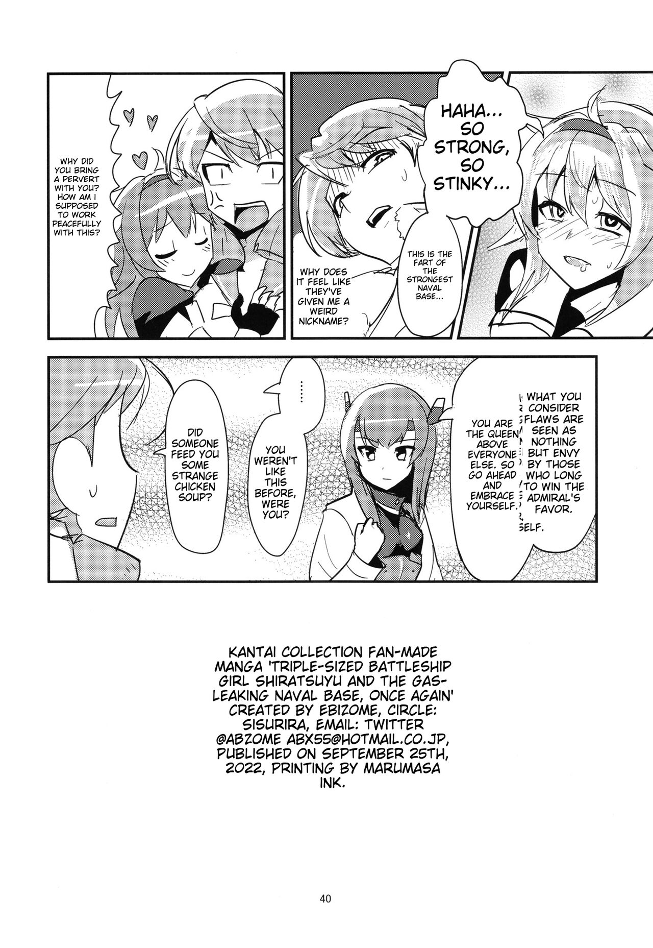 [SYS-LILA (ABzome)]Zenkou 3-bai Kanmusu Shiratsuyu to Gas More Chinjufu Futatabi(Kantai Collection -KanColle-) [English] [Digital] Page 40