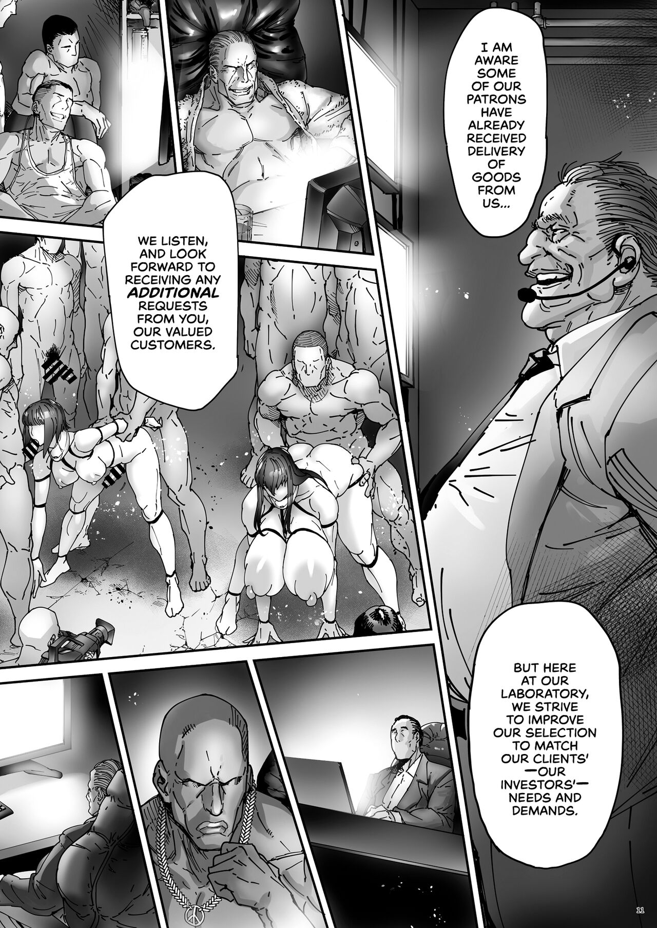 [Kocho Kocho Koukou (Bonten)]Nyuujoku no Ori ~Hitozuma Sousakan Atsuko~ Ni | Snared and Defiled: Agent Atsuko, Married Detective 2[English] [cutegyaruTL] [Digital] Page 12