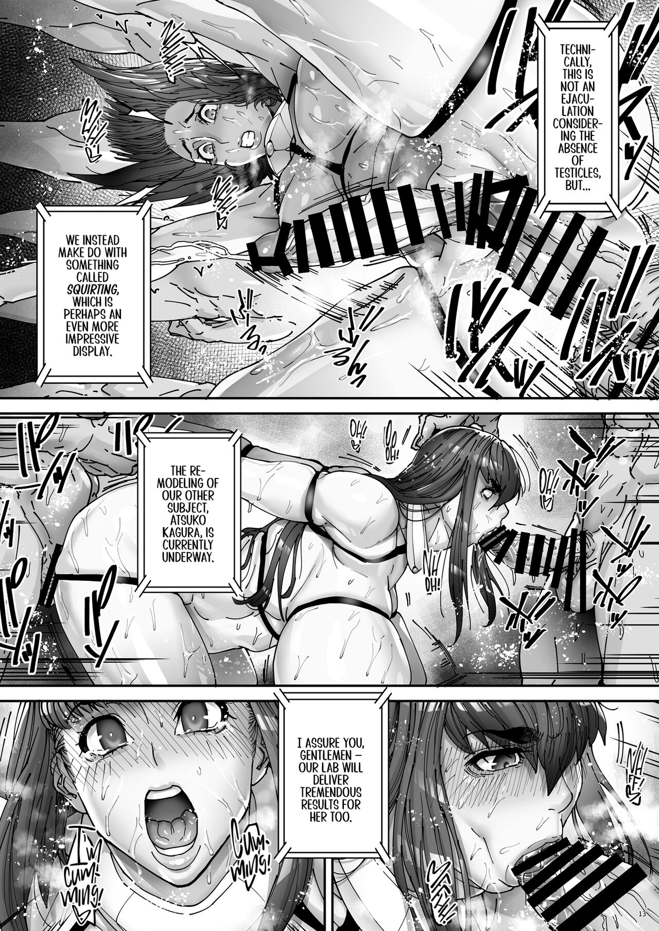 [Kocho Kocho Koukou (Bonten)]Nyuujoku no Ori ~Hitozuma Sousakan Atsuko~ Ni | Snared and Defiled: Agent Atsuko, Married Detective 2[English] [cutegyaruTL] [Digital] Page 14