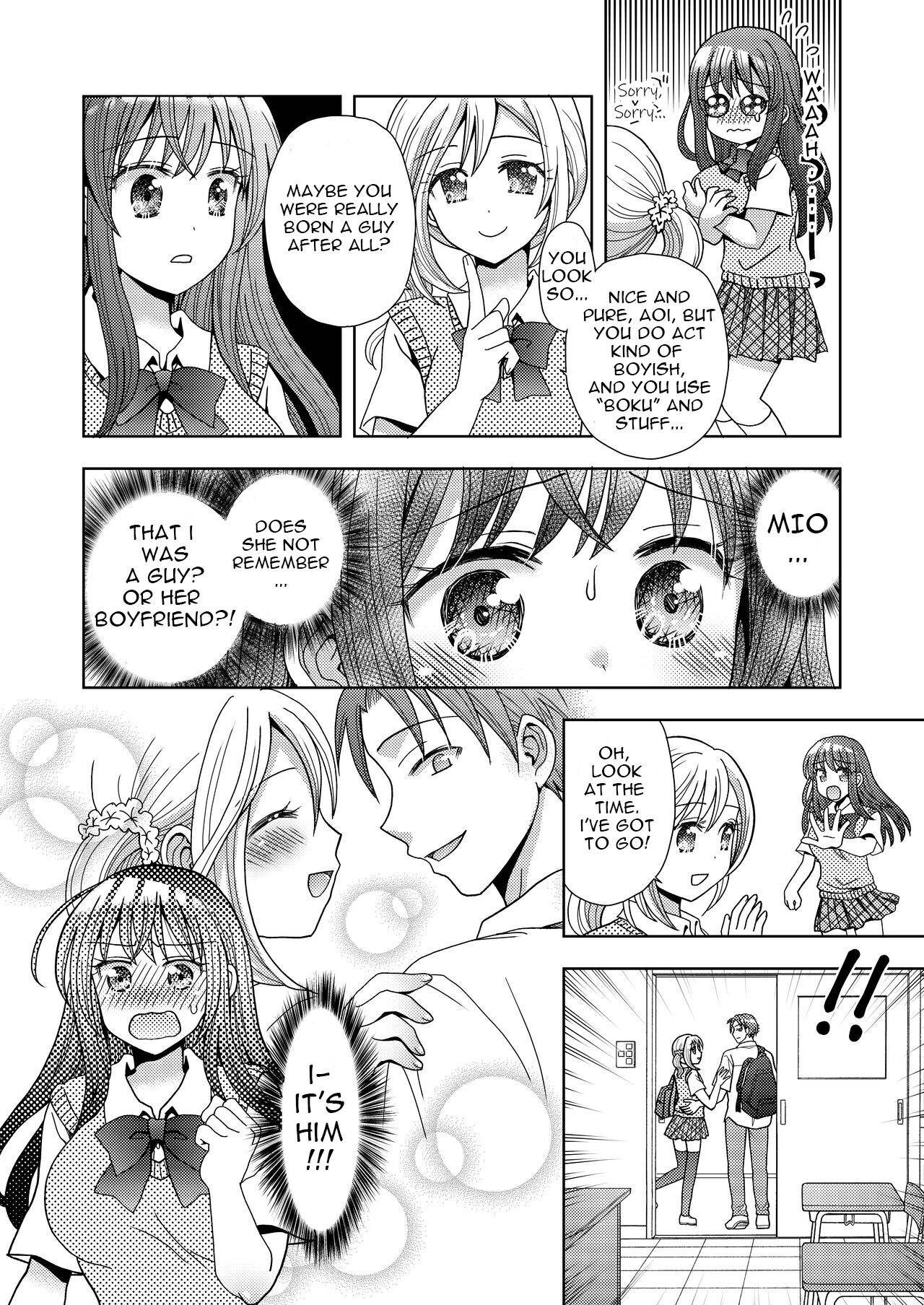 [Amuai Okashi Seisakusho (Yuukey)]Doppelgänger ni Kanojo mo Jinsei mo Ubawarete Bakunyuu JK ni Sareta Boku | My Doppelgänger Stole My Life and My Girlfriend, and Turns Me into a Buxom JK[English] Page 11
