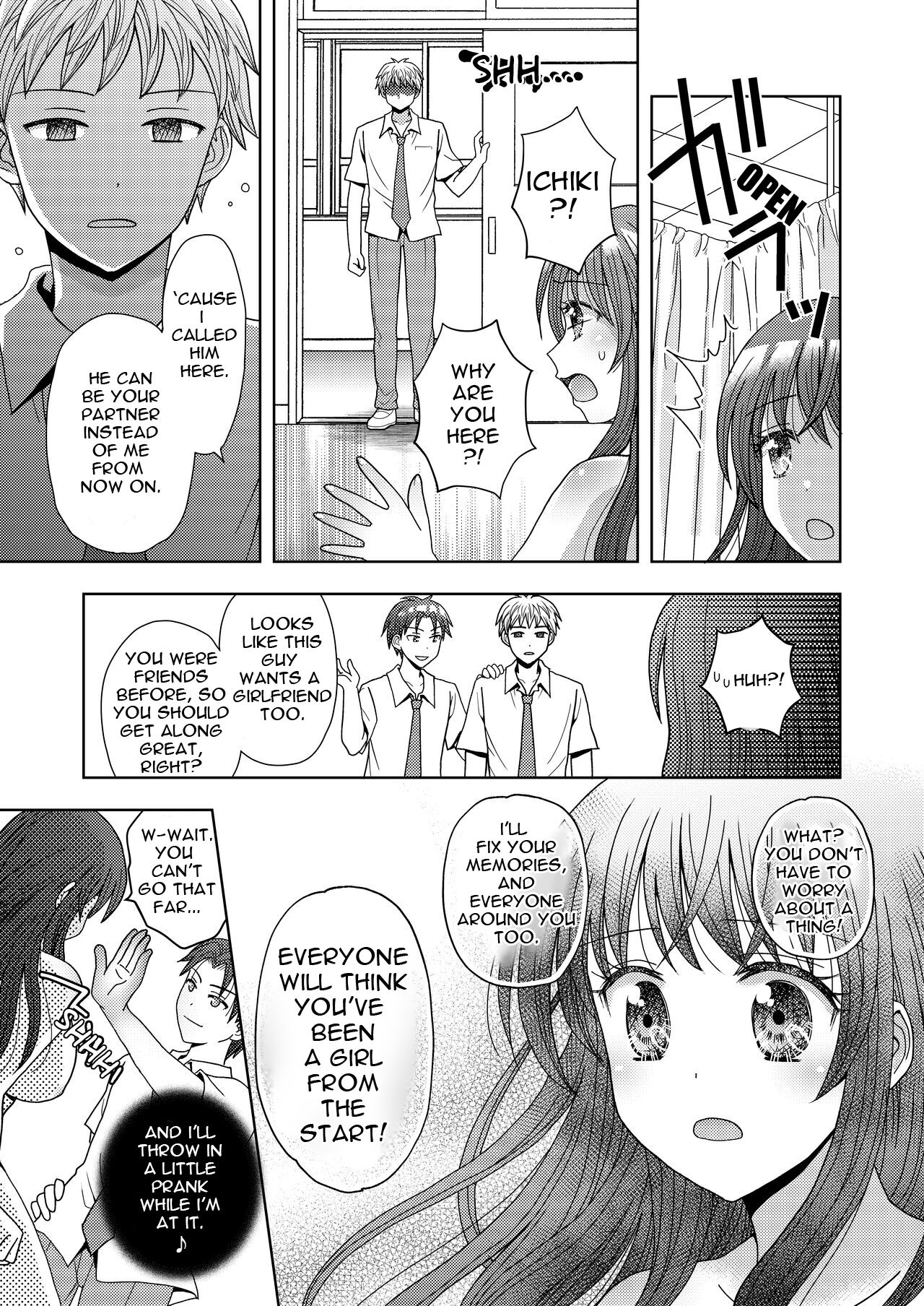 [Amuai Okashi Seisakusho (Yuukey)]Doppelgänger ni Kanojo mo Jinsei mo Ubawarete Bakunyuu JK ni Sareta Boku | My Doppelgänger Stole My Life and My Girlfriend, and Turns Me into a Buxom JK[English] Page 25