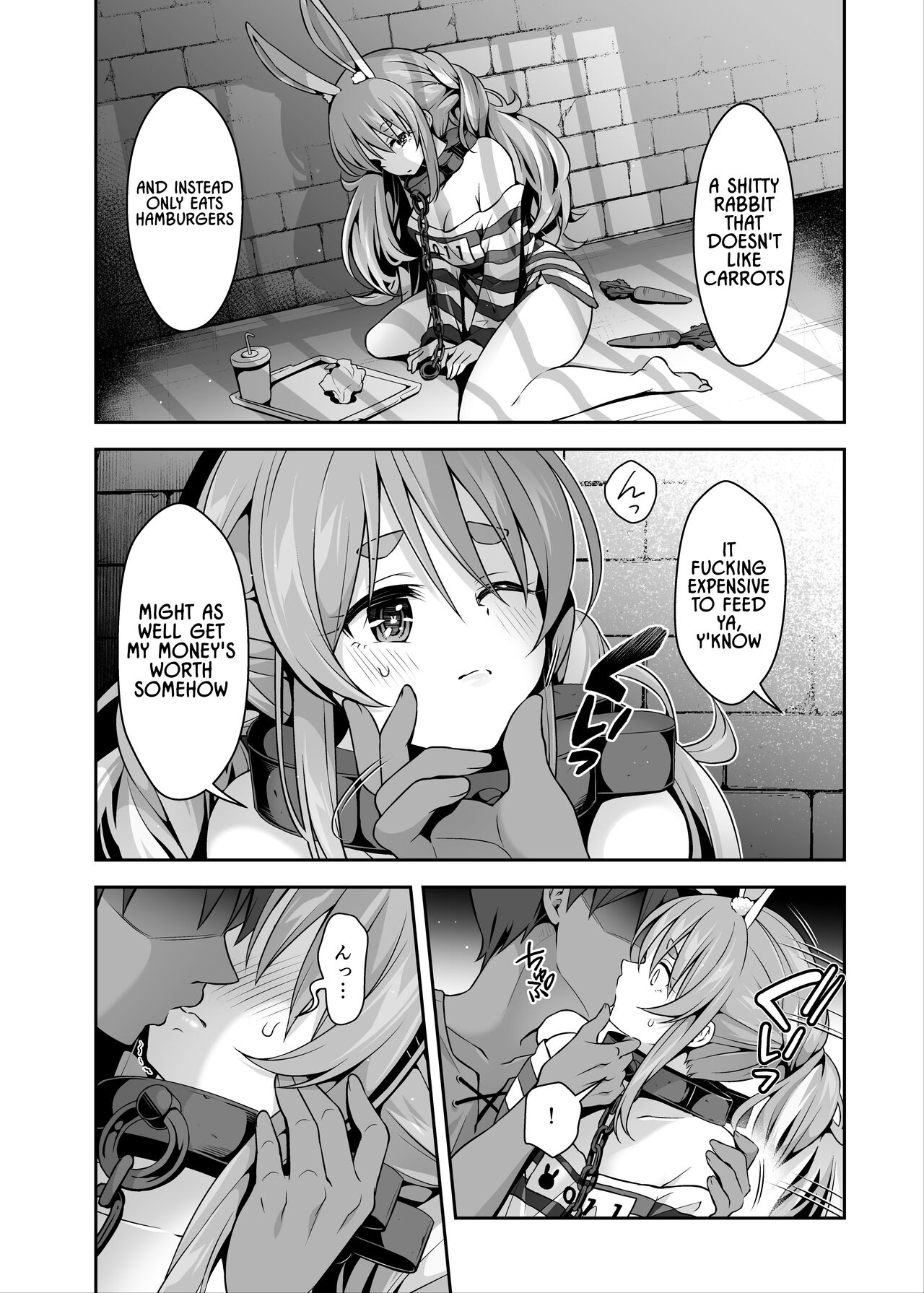 [Hachinoko P (hatigo)]Yasei no Usagi ga Nakama ni Naritasou ni Kochira wo Miteiru "Darkness" | Wild Rabbit Is Looking At You As If It Wants To Be Friends "Darkness"(Usada Pekora) [English] [Lidl Translations] [Digital] Page 4