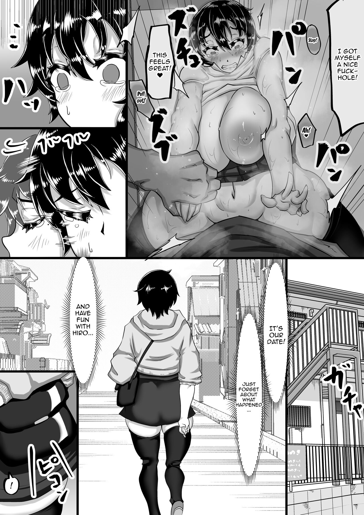 [Chae]Furin Chuudoku ni Natta Kanojo wa Yori Tsuyoi Shigeki o Motomete Netorare Douga o Kareshi ni Okuru | A Girlfriend Addicted to Cheating Sends a Netorare Video To Her Boyfriend In Search of Greater Stimulus[English] {Doujins.com} Page 25