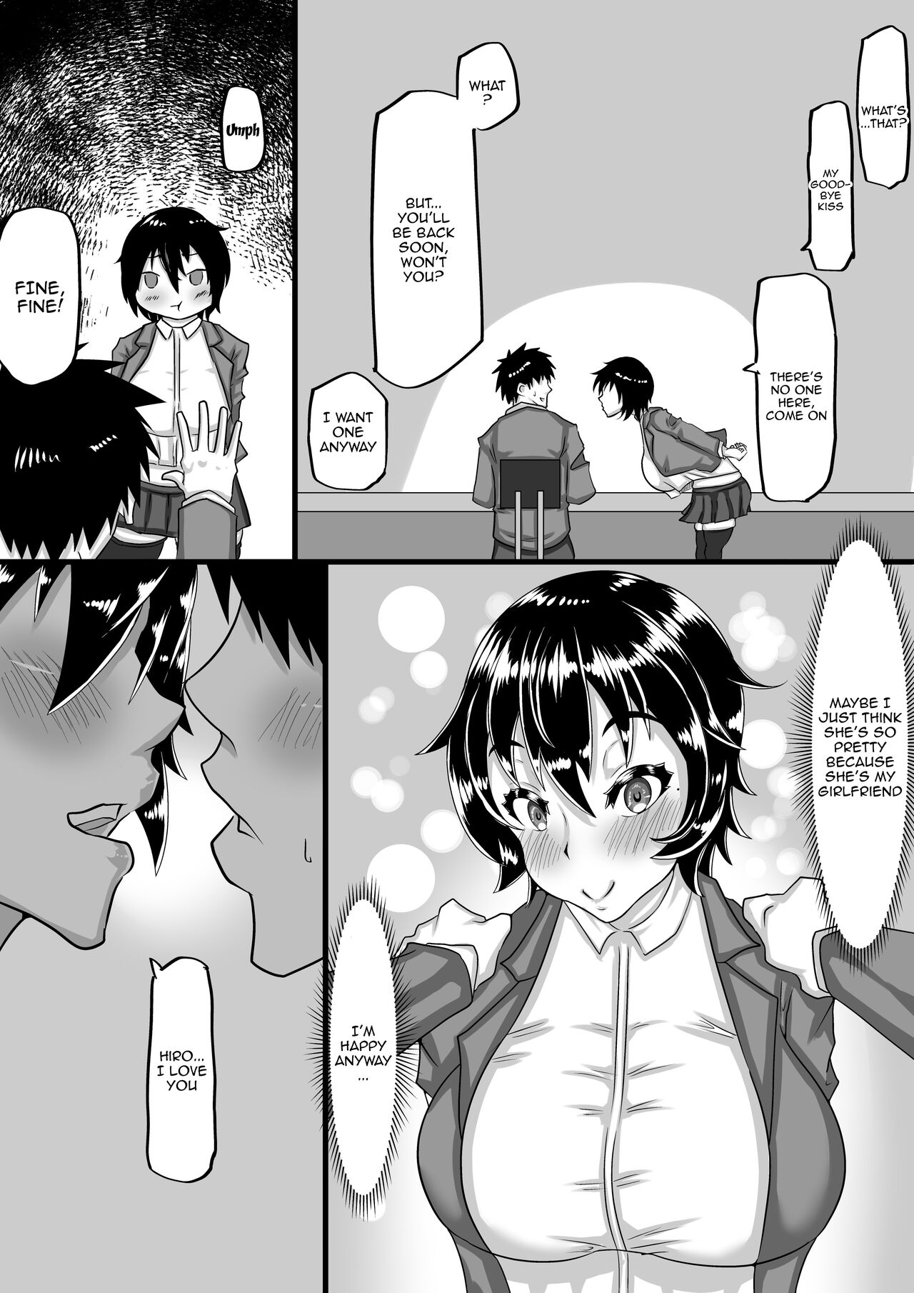 [Chae]Furin Chuudoku ni Natta Kanojo wa Yori Tsuyoi Shigeki o Motomete Netorare Douga o Kareshi ni Okuru | A Girlfriend Addicted to Cheating Sends a Netorare Video To Her Boyfriend In Search of Greater Stimulus[English] {Doujins.com} Page 39