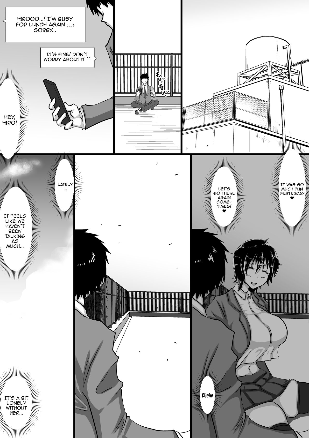 [Chae]Furin Chuudoku ni Natta Kanojo wa Yori Tsuyoi Shigeki o Motomete Netorare Douga o Kareshi ni Okuru | A Girlfriend Addicted to Cheating Sends a Netorare Video To Her Boyfriend In Search of Greater Stimulus[English] {Doujins.com} Page 53