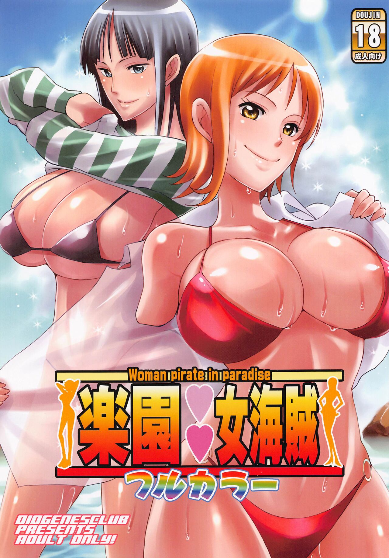 (C101) [Diogenes Club (Haikawa Hemlen)]Rakuen Onna Kaizoku - Woman pirate in paradise Full Color | Women Pirates in Paradise Full Color(One Piece) [English] {Doujins.com} Page 1