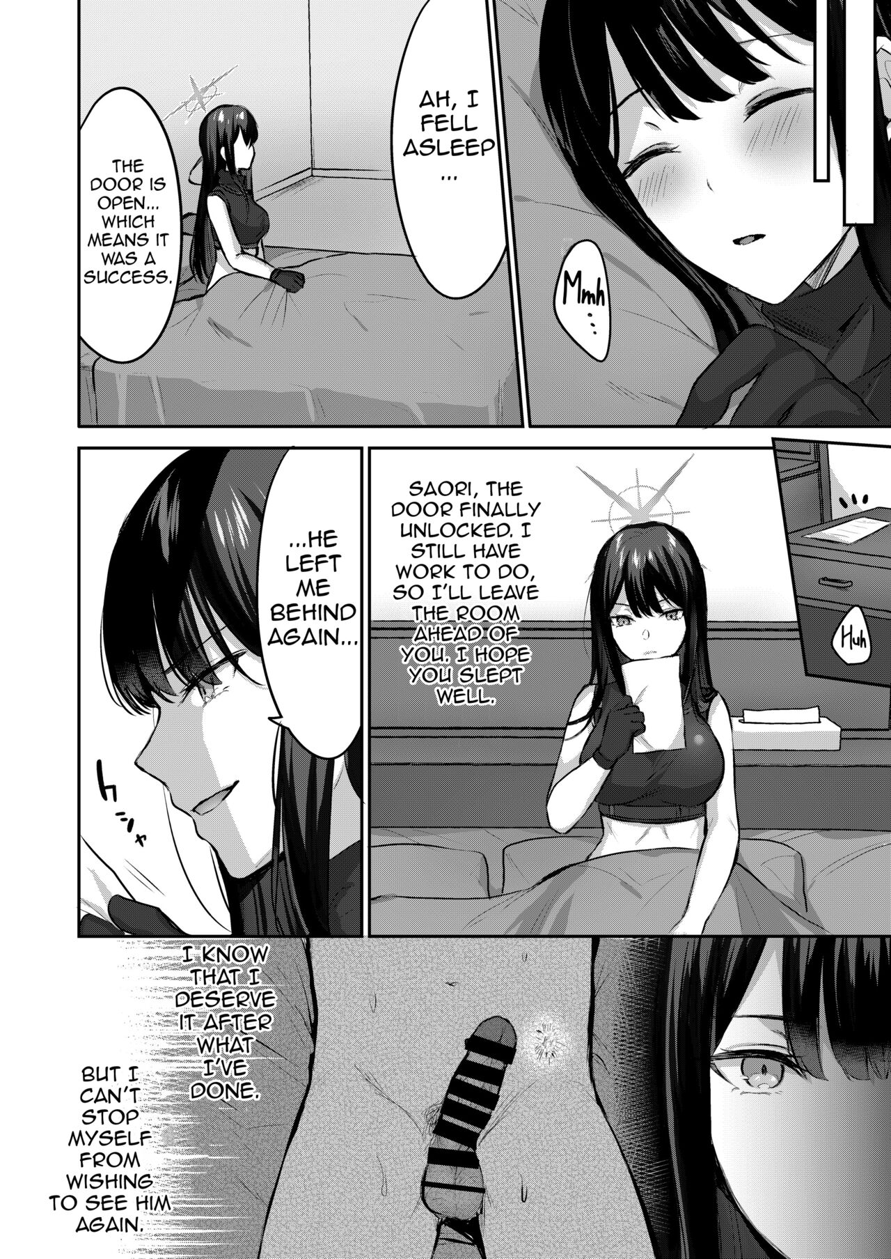 [Kakinotanehitotsubu (Kakino Nashiko)]Saori to xxx Shinai to Derarenai Heya | I Can’t Leave This Room Until I XXX Saori(Blue Archive) [English] [Shiririn] [Digital] Page 23