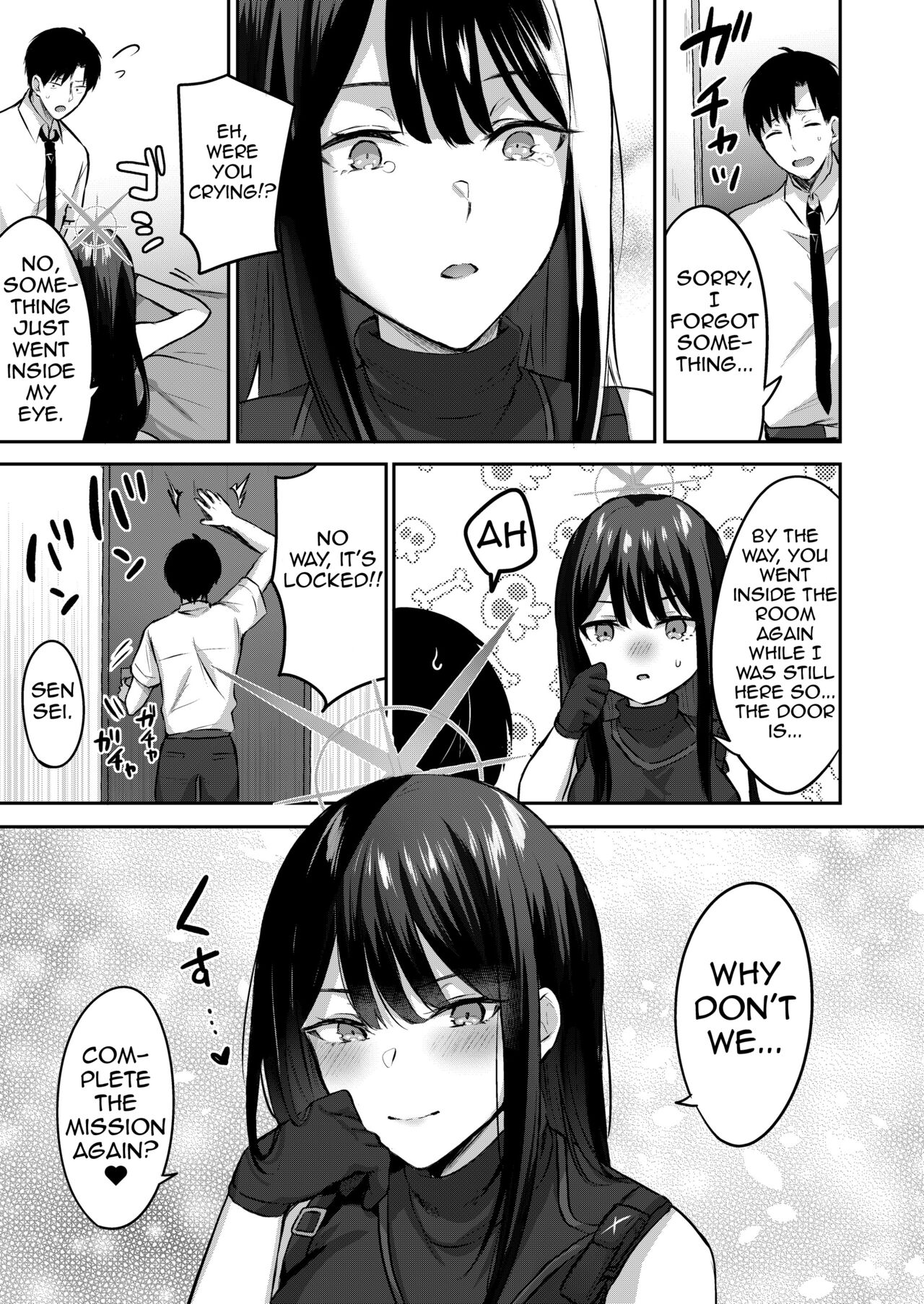 [Kakinotanehitotsubu (Kakino Nashiko)]Saori to xxx Shinai to Derarenai Heya | I Can’t Leave This Room Until I XXX Saori(Blue Archive) [English] [Shiririn] [Digital] Page 24