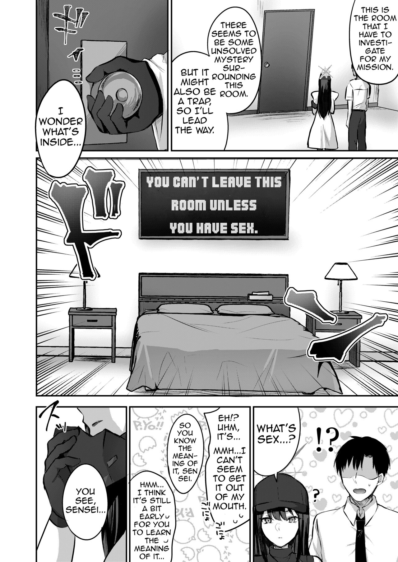 [Kakinotanehitotsubu (Kakino Nashiko)]Saori to xxx Shinai to Derarenai Heya | I Can’t Leave This Room Until I XXX Saori(Blue Archive) [English] [Shiririn] [Digital] Page 5