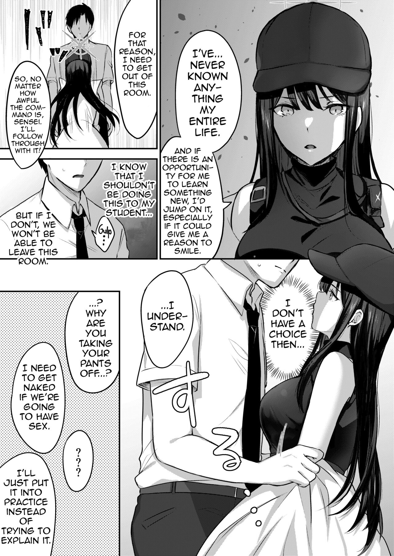[Kakinotanehitotsubu (Kakino Nashiko)]Saori to xxx Shinai to Derarenai Heya | I Can’t Leave This Room Until I XXX Saori(Blue Archive) [English] [Shiririn] [Digital] Page 6