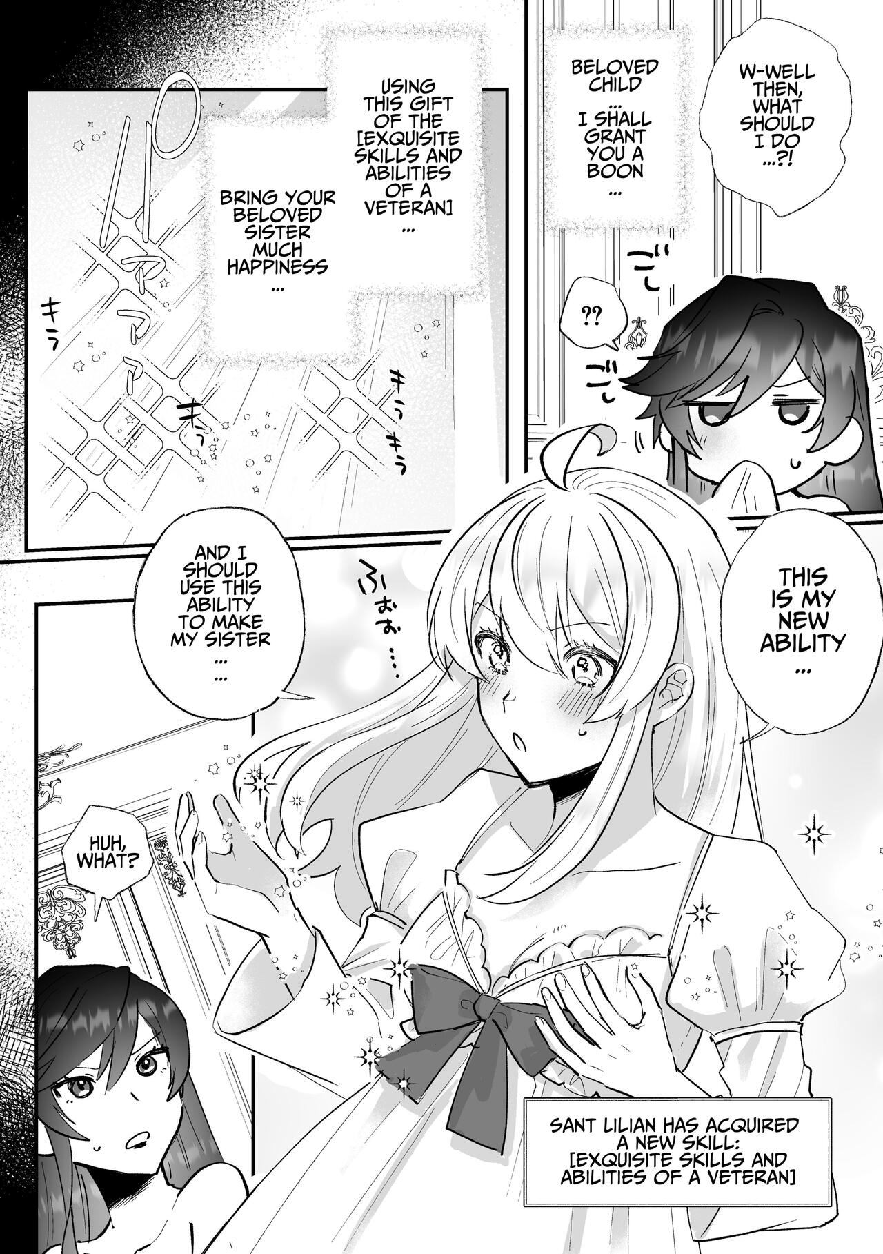 [Kyoutansan (Daizu)]Danzai Route o Kaihi Shiyou to Shita Akuyaku Reijou wa Futanari Seijo no Imouto ni Dekiai Saremashita[English] [Kusanuu] Page 27
