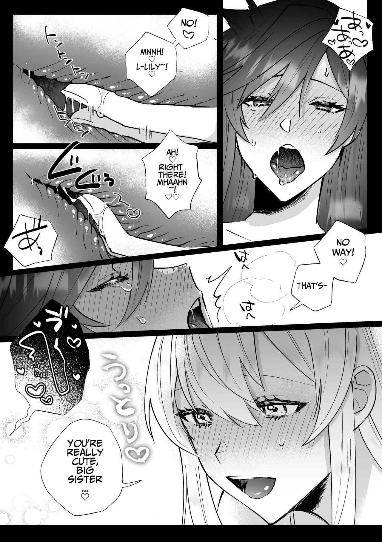 [Kyoutansan (Daizu)]Danzai Route o Kaihi Shiyou to Shita Akuyaku Reijou wa Futanari Seijo no Imouto ni Dekiai Saremashita[English] [Kusanuu] Page 30