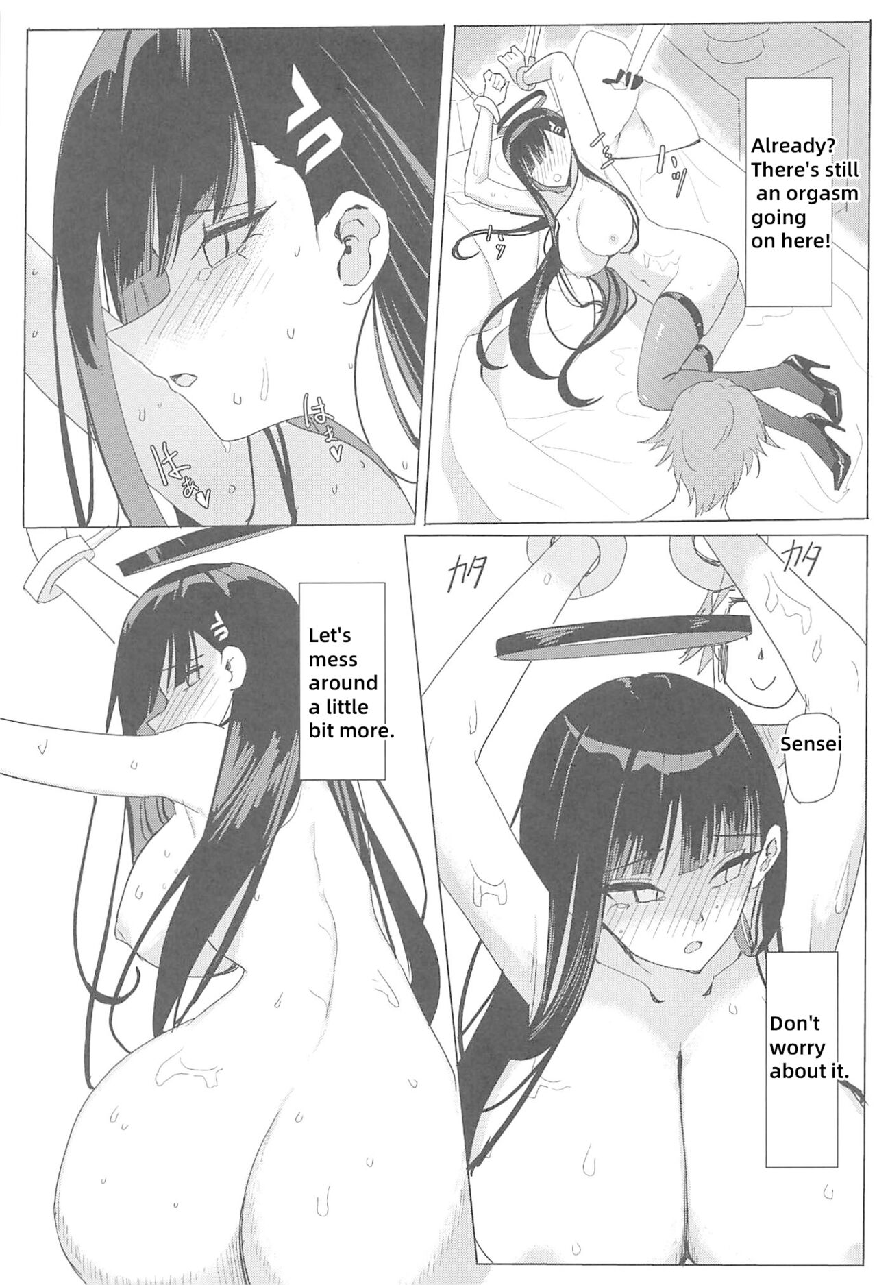 (C102) [Aoki Tsubasa (Shogun)]Rio Club wa Kaiinsei | Rio Club is a membership system(Blue Archive) [English] [18kamiscan] Page 18