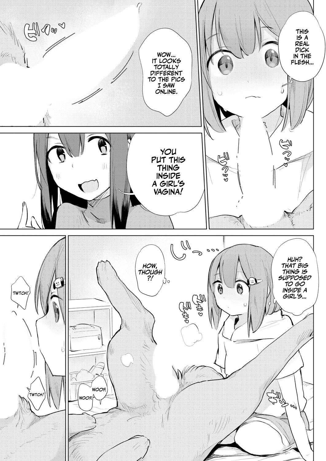 [Haison]Kinjo no Oneesan ni Sex o Shitsumon o Shitara Inukan Susumerareta Hanashi | I Tried Asking My Neighbor About Sex and Was Introduced to Bestiality Sex(COMIC Mugen Tensei 2023-12) [English] [Team Rabu2] [Digital] Page 5