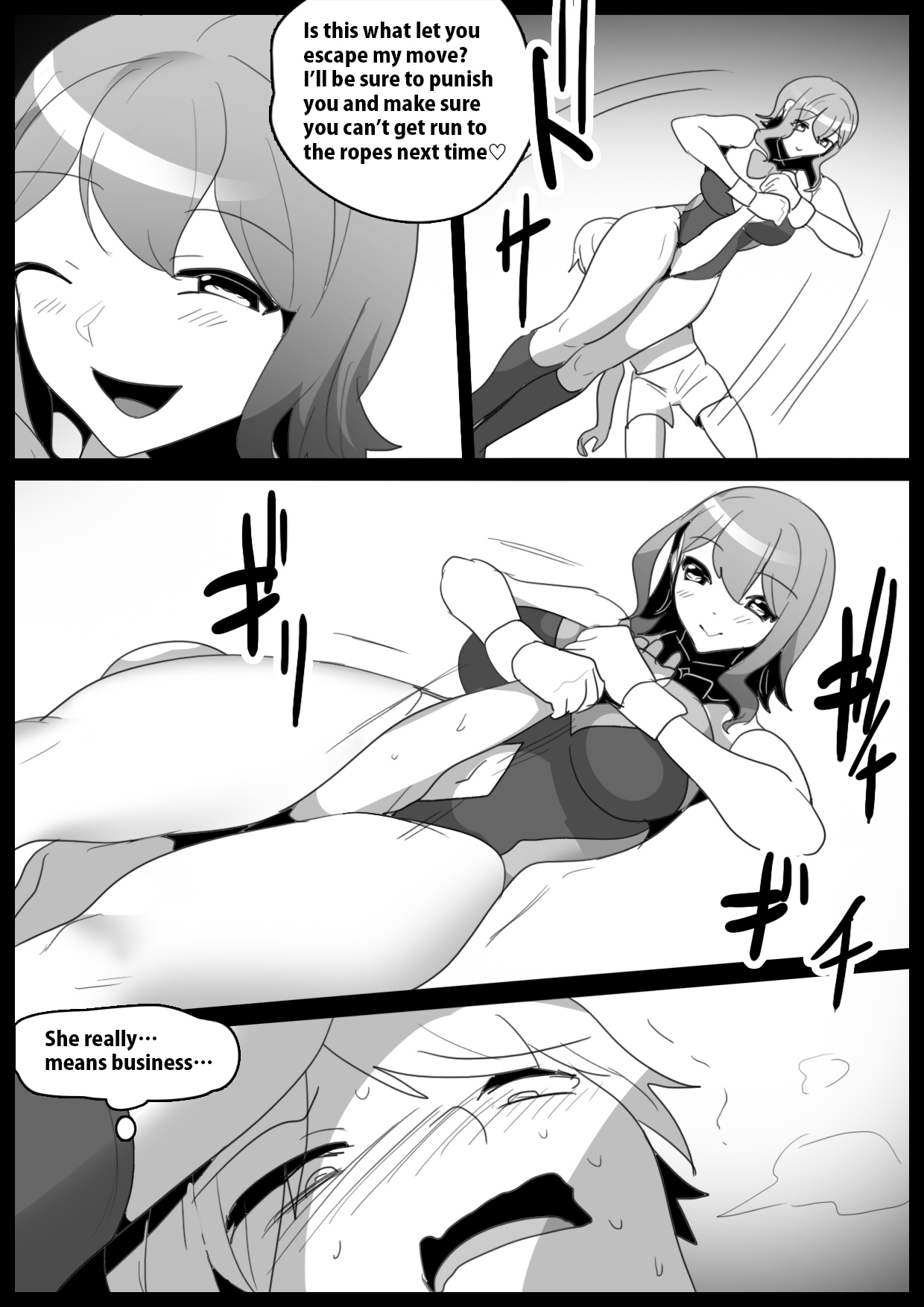 [The Nation of Head Scissors (Toppogi)]Girls Beat! -vs Rina-[English] Page 12