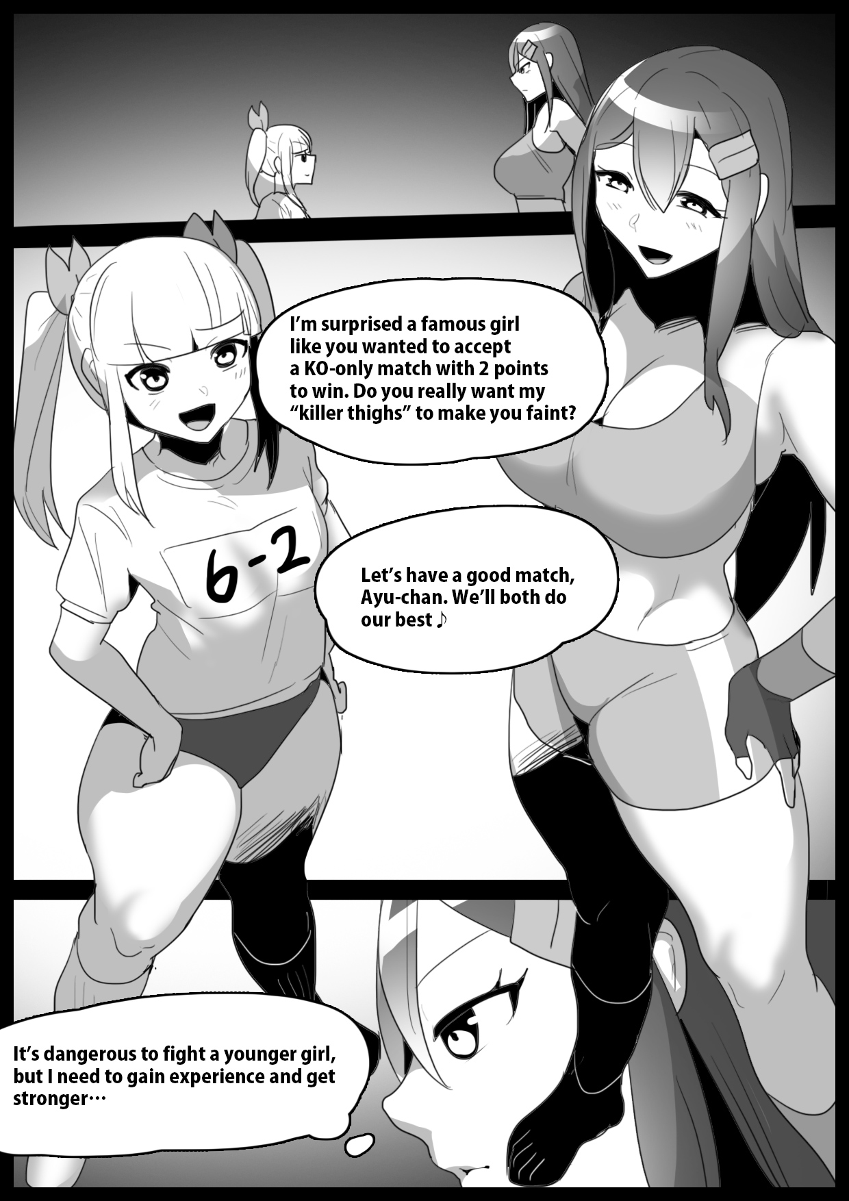 [The Nation of Head Scissors (Toppogi)]Girls Beat! Plus -Hiiragi Yuuna vs Evil Ayu-[English] Page 2