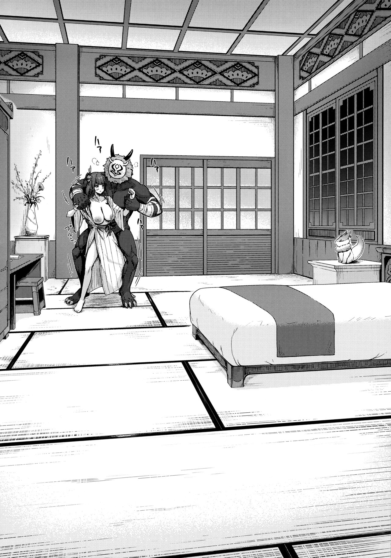 (C101) [Nanaya (Nao)]Kage-chan to Deka Churl | Raiden and the Big Hilichurl(Genshin Impact) [English] Page 9