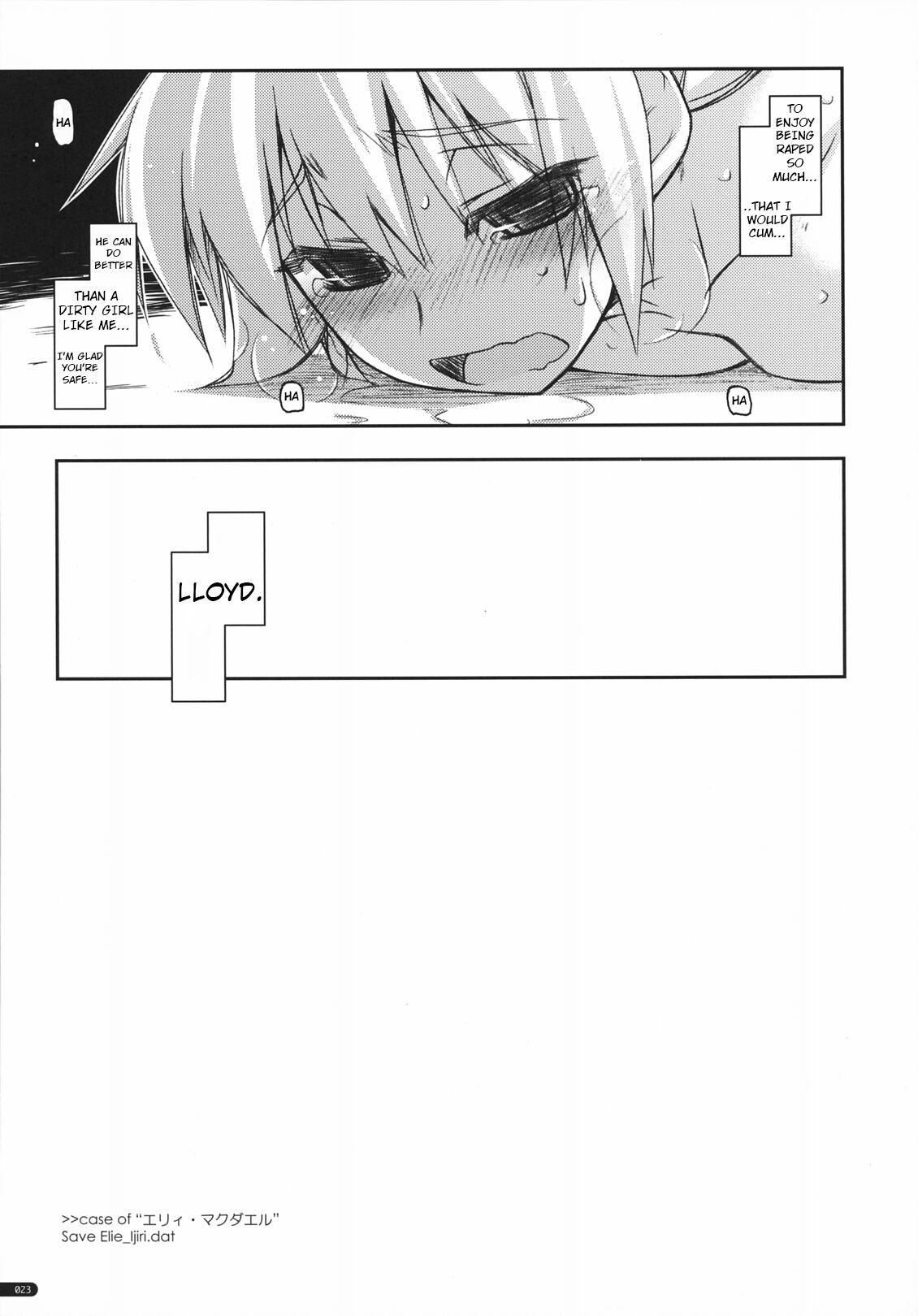 (COMIC1☆5) [ANGYADOW (Shikei)]Elie Ijiri 2(The Legend of Heroes: Zero no Kiseki) [English] Page 22