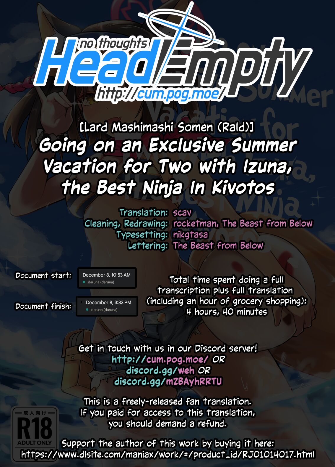 [Lard Mashimashi Somen (Rald)]Kivotos Saikou no Ninja to Sugosu Futarikiri no Kaki Kyuuka | Going on an Exclusive Summer Vacation for Two with Izuna, the Best Ninja In Kivotos(Blue Archive) [English] [head empty] [Digital] Page 25