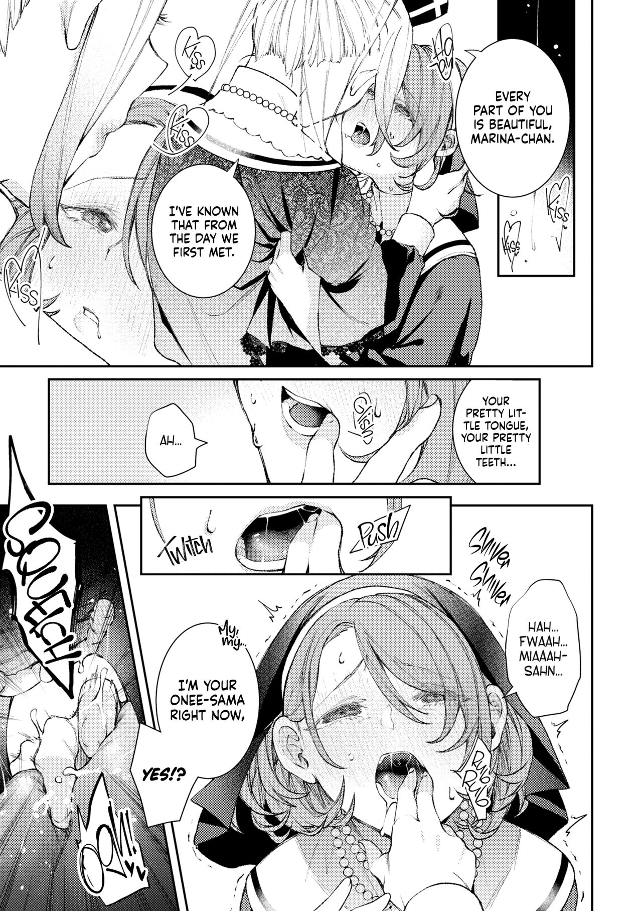 [Hino Arashi]Sister Shimai no Yoru no Koto | The Maimai Sisters' Night Affair(Cosplay Yuri Ecchi Anthology) [Noca Scans][English][Digital] Page 11
