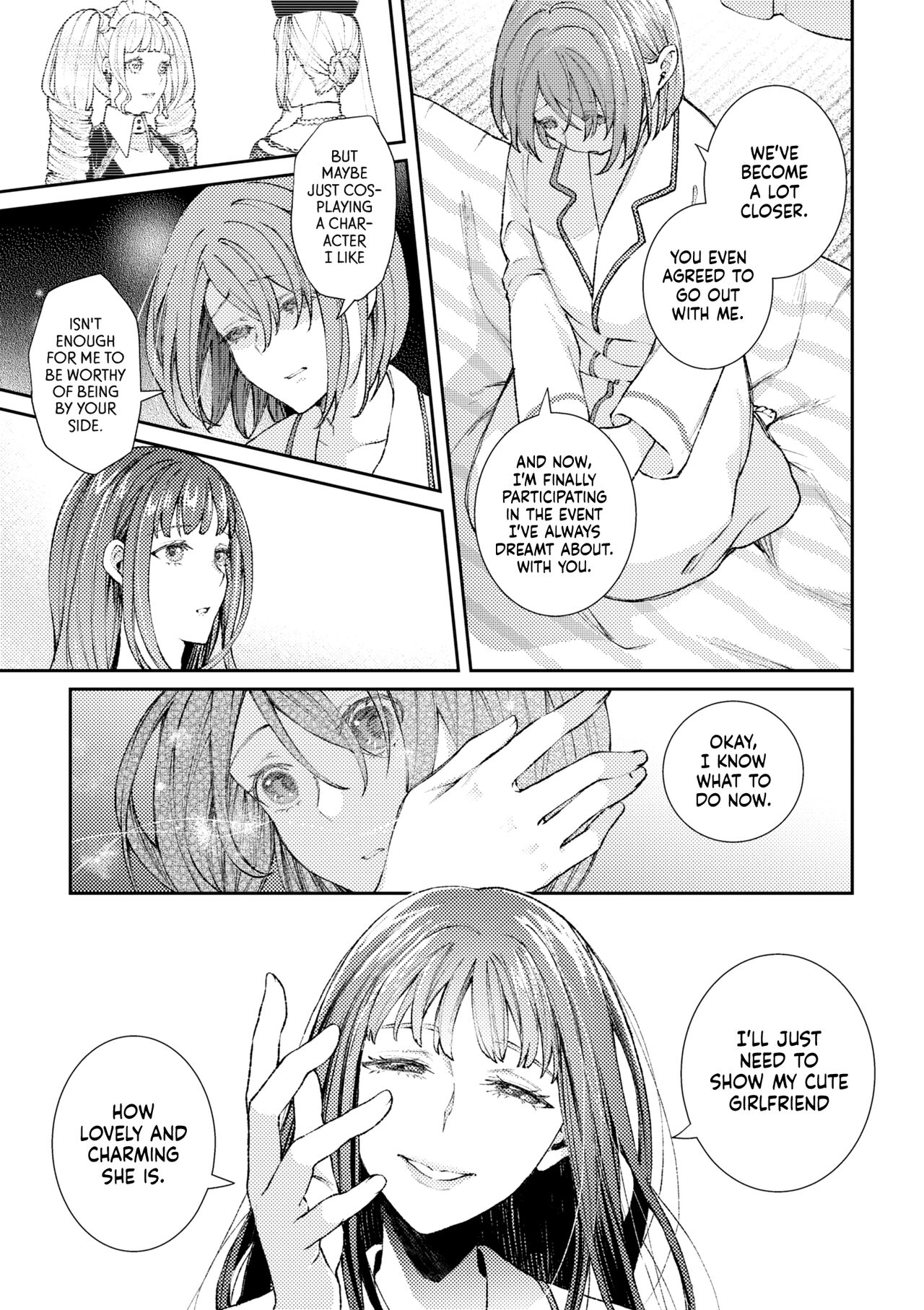 [Hino Arashi]Sister Shimai no Yoru no Koto | The Maimai Sisters' Night Affair(Cosplay Yuri Ecchi Anthology) [Noca Scans][English][Digital] Page 9
