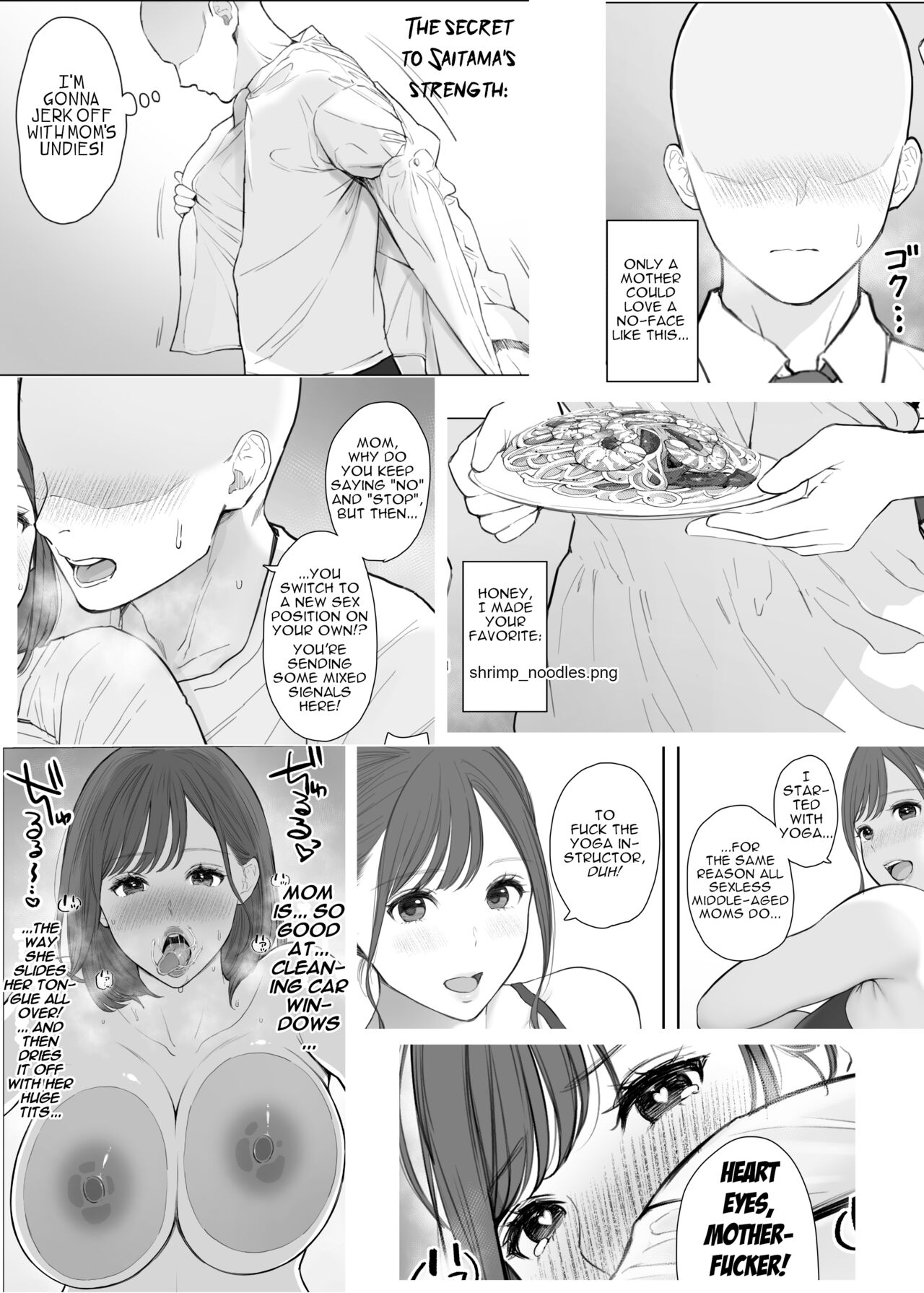 [Junsei Chuurenpoutou]Daisuki na Kaa-san to Nakadashi Boshi Soukan | Mother and Son Creampie Incest with his Beloved Mom[English] [menospeaknihongo] Page 34