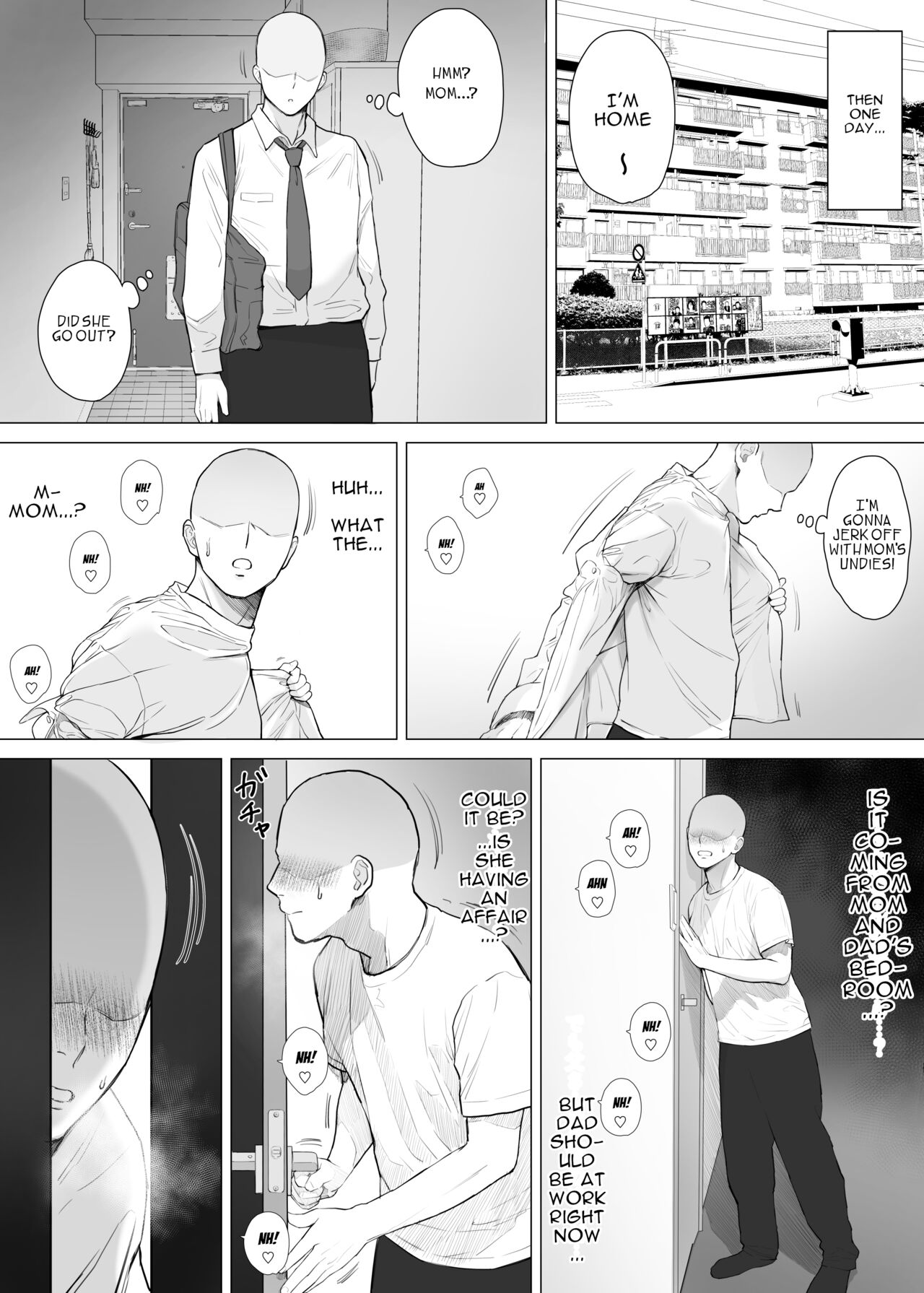 [Junsei Chuurenpoutou]Daisuki na Kaa-san to Nakadashi Boshi Soukan | Mother and Son Creampie Incest with his Beloved Mom[English] [menospeaknihongo] Page 5