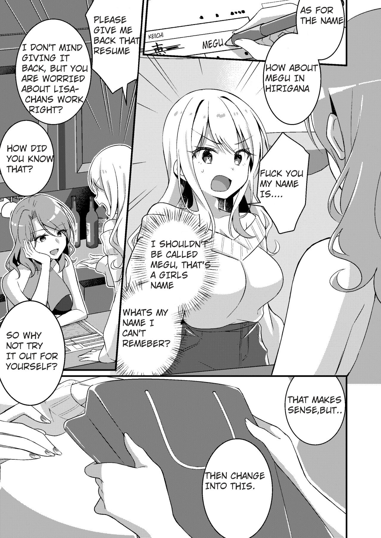 [TSF no F (NOMU)]Gal-kei Joshi ni Kakikaerareta Ore | I was rewritten as a gyaru girl.[English] Page 9
