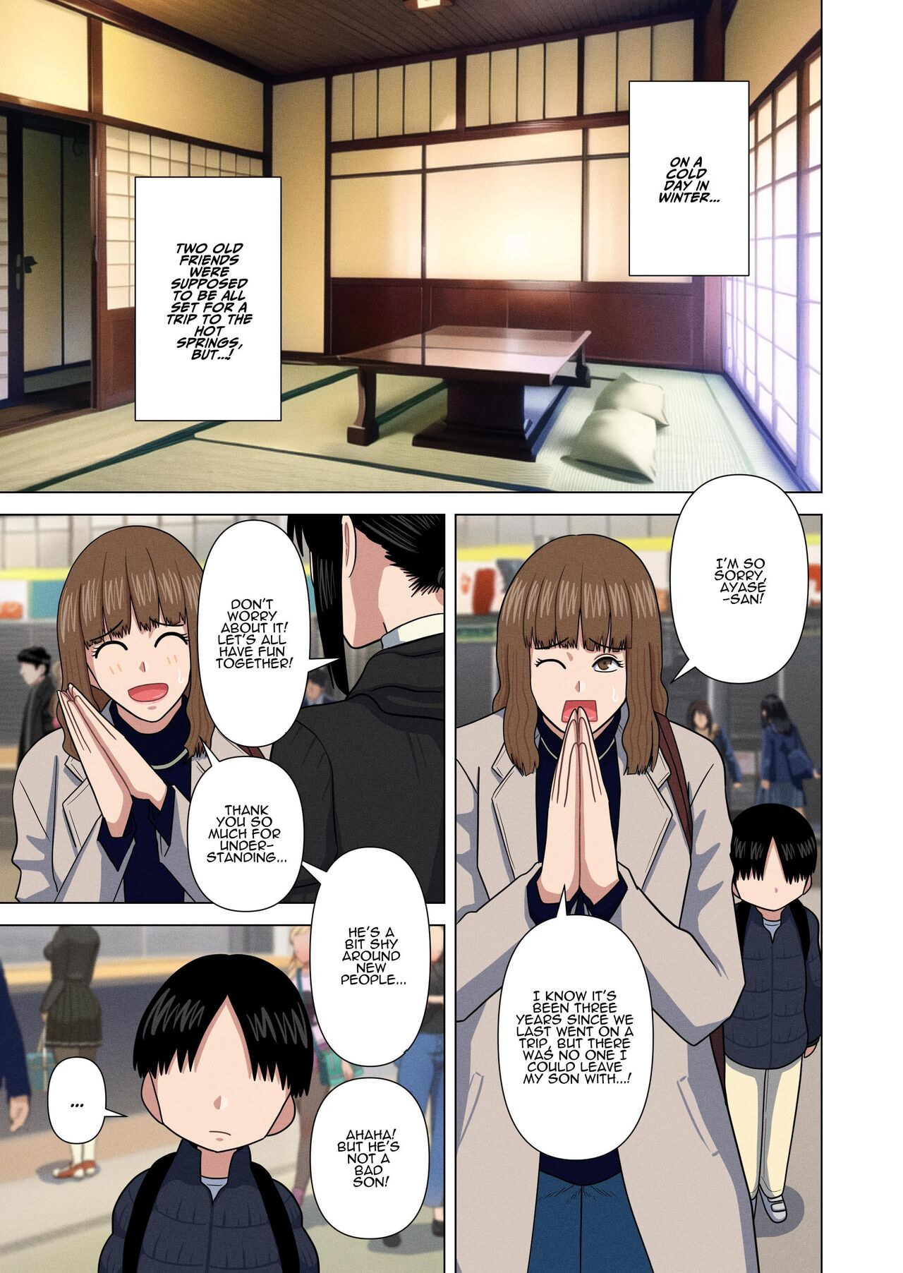[Gin Eiji]Oba-san to Onsen Ryokan de... | Hotspring Trip With My Mom's Friend...[English] [ADTL] Page 3