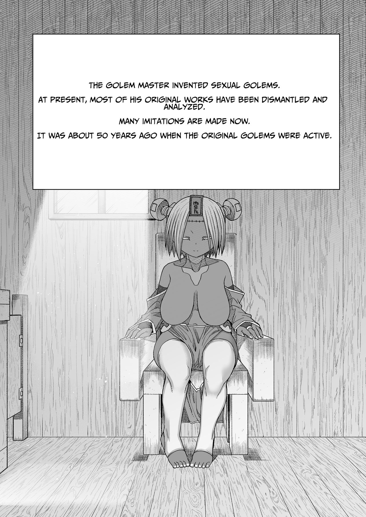 [Sakeitiba (Samon Shiu)]Ippaku Futsuka Onaho Tsuki 500G | 500G For Two Days, One Night With Onahole Golem[English] [Solid Rose] Page 29