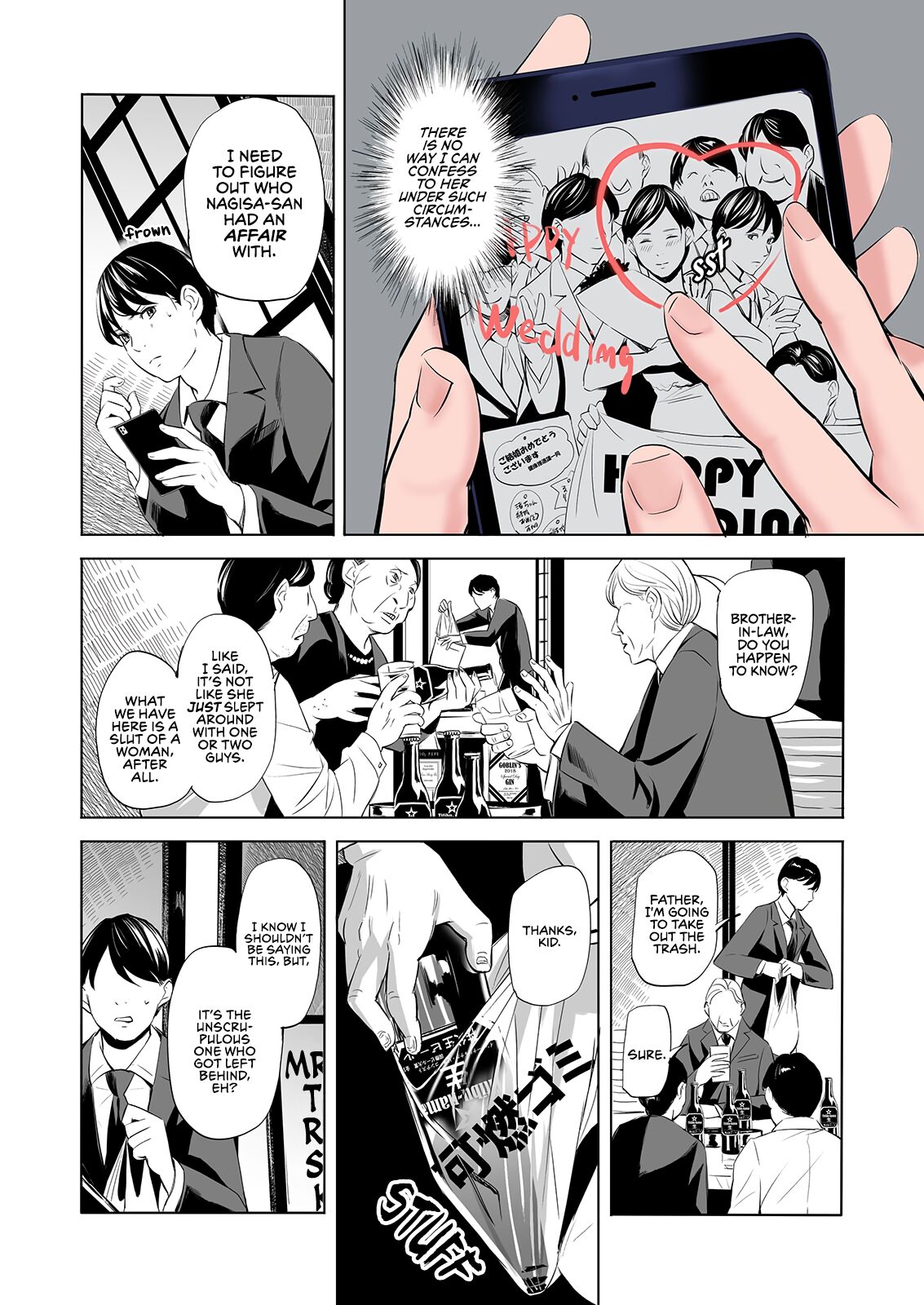 [Gomikasu Tarou]Mofuku Miboujin no Erohon desu | This is a Fap Book ft. a widow in her mourning dress[English] [Fap It Scans] Page 2