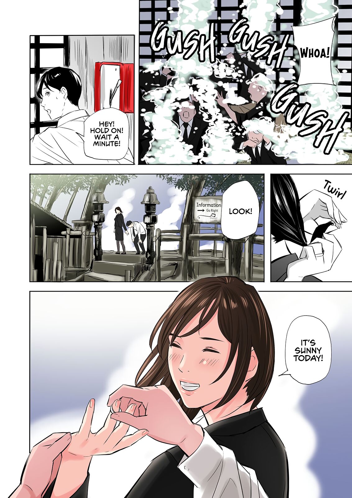 [Gomikasu Tarou]Mofuku Miboujin no Erohon desu | This is a Fap Book ft. a widow in her mourning dress[English] [Fap It Scans] Page 34