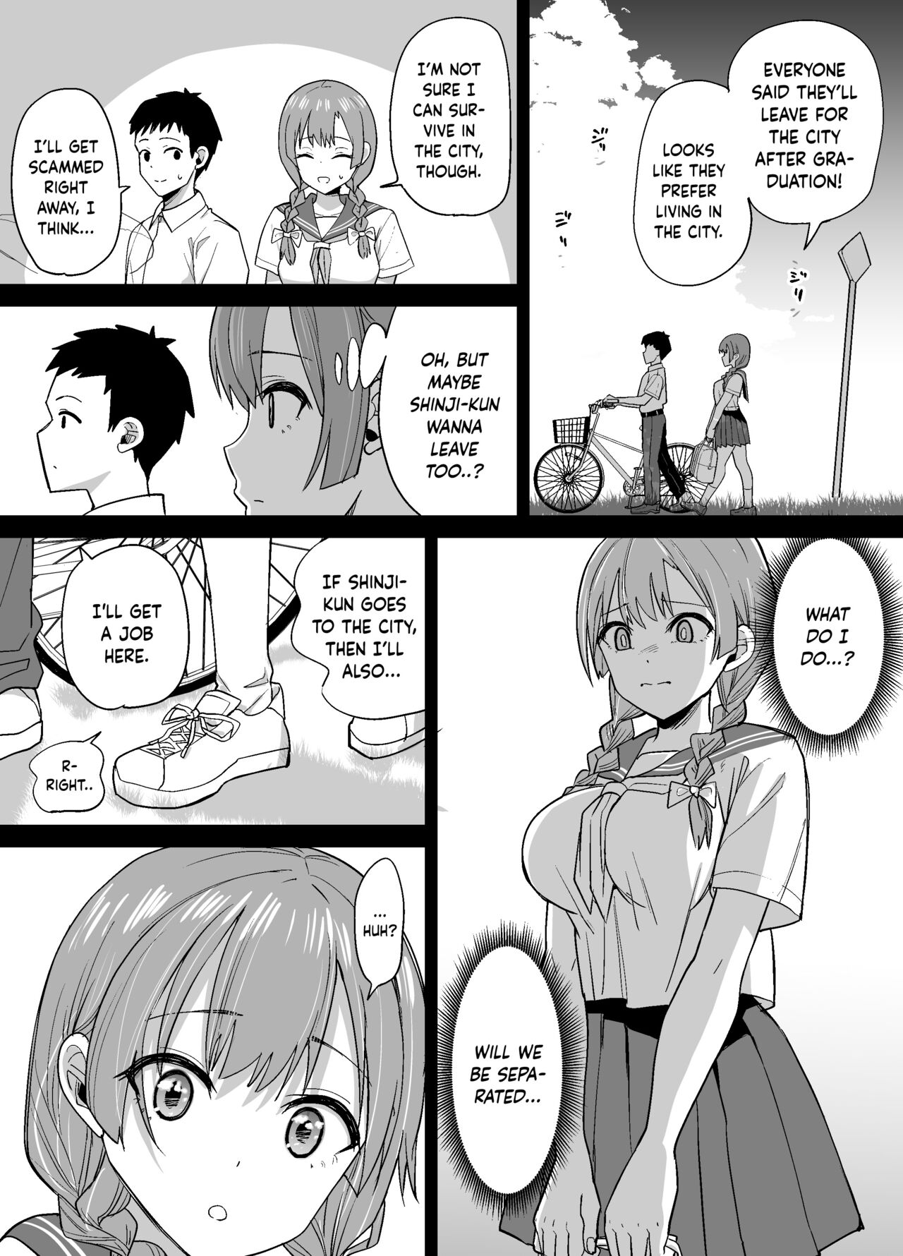 [Chanbara Kishidan]Inaka de wa Kawaii Kanojo wo Furyou no Senpai ni Netorare[English] Page 17