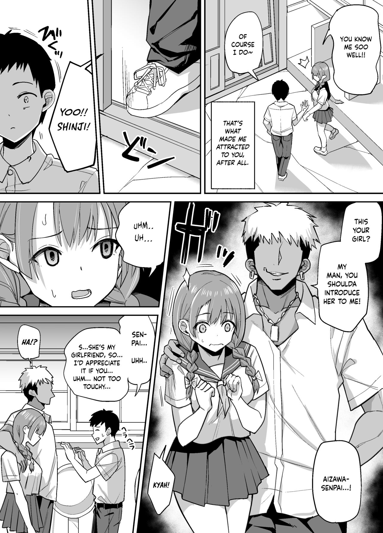 [Chanbara Kishidan]Inaka de wa Kawaii Kanojo wo Furyou no Senpai ni Netorare[English] Page 7