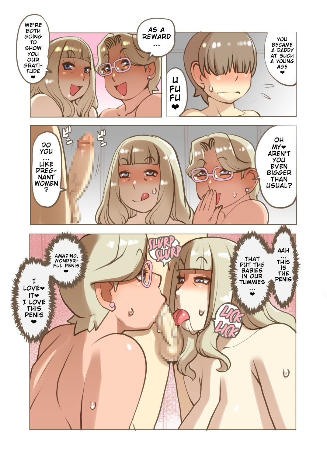 [Penguindou]Oba-san-tachi o Ninshin SaSete  | Impregnate The Old Ladie[English] [Poranya] Page 27