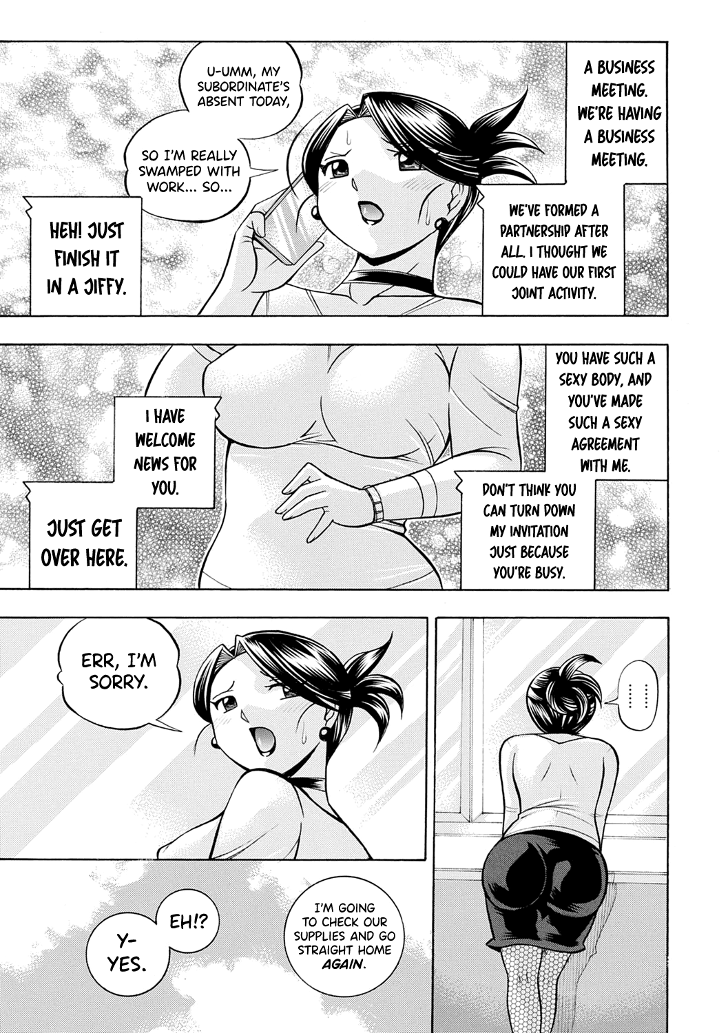 [Chuuka Naruto]Bijin Shachou Yuki ~Mitsuyaku no Nikusettai~[English] [biribiri] [Digital] Page 140