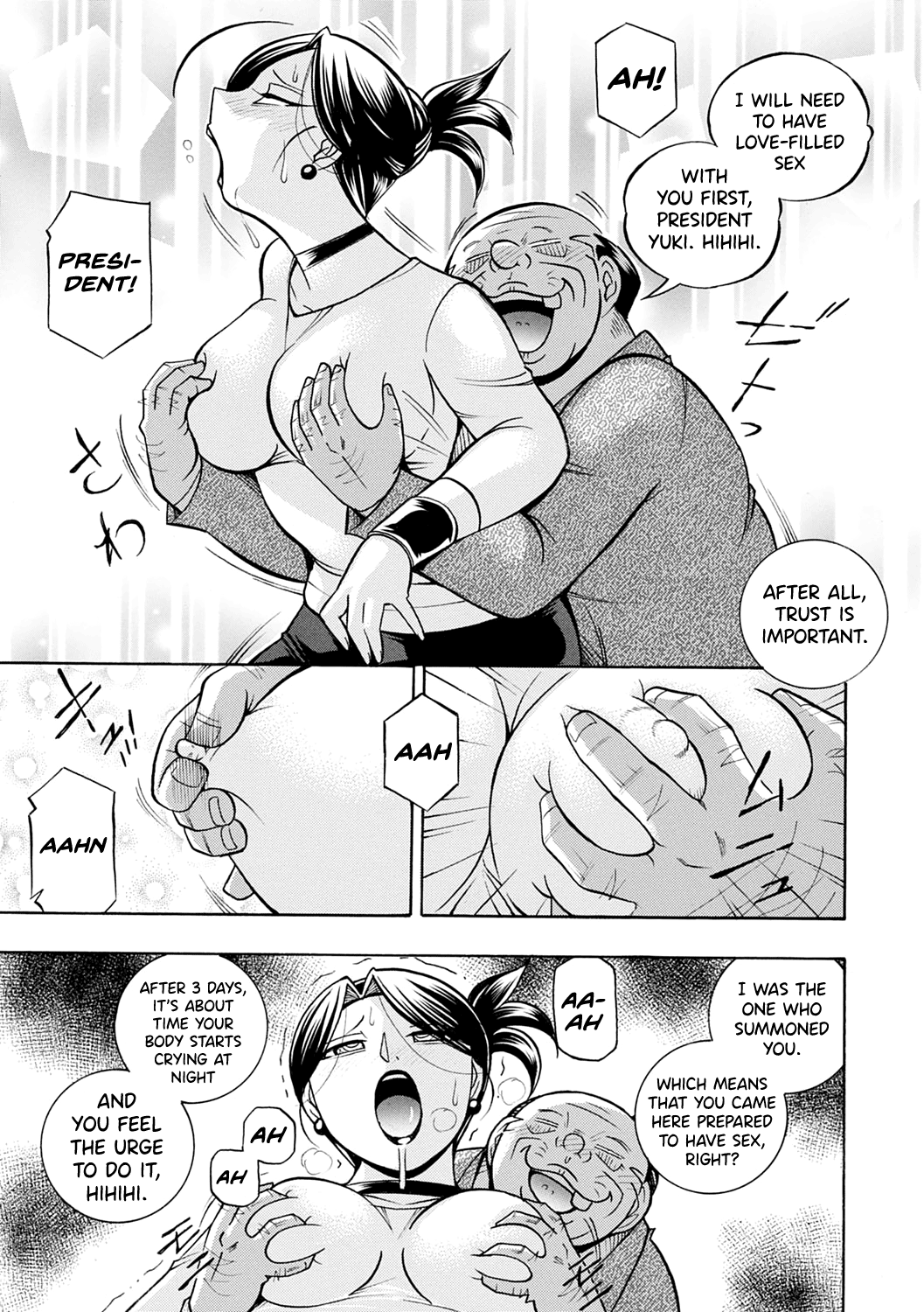 [Chuuka Naruto]Bijin Shachou Yuki ~Mitsuyaku no Nikusettai~[English] [biribiri] [Digital] Page 144