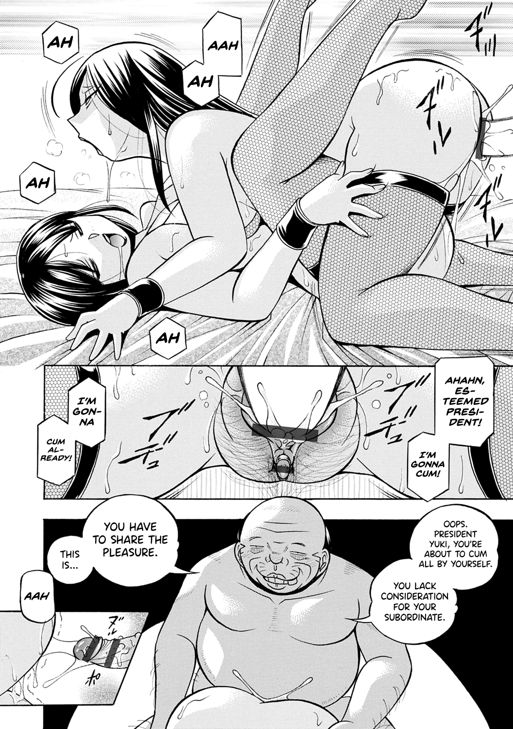 [Chuuka Naruto]Bijin Shachou Yuki ~Mitsuyaku no Nikusettai~[English] [biribiri] [Digital] Page 167